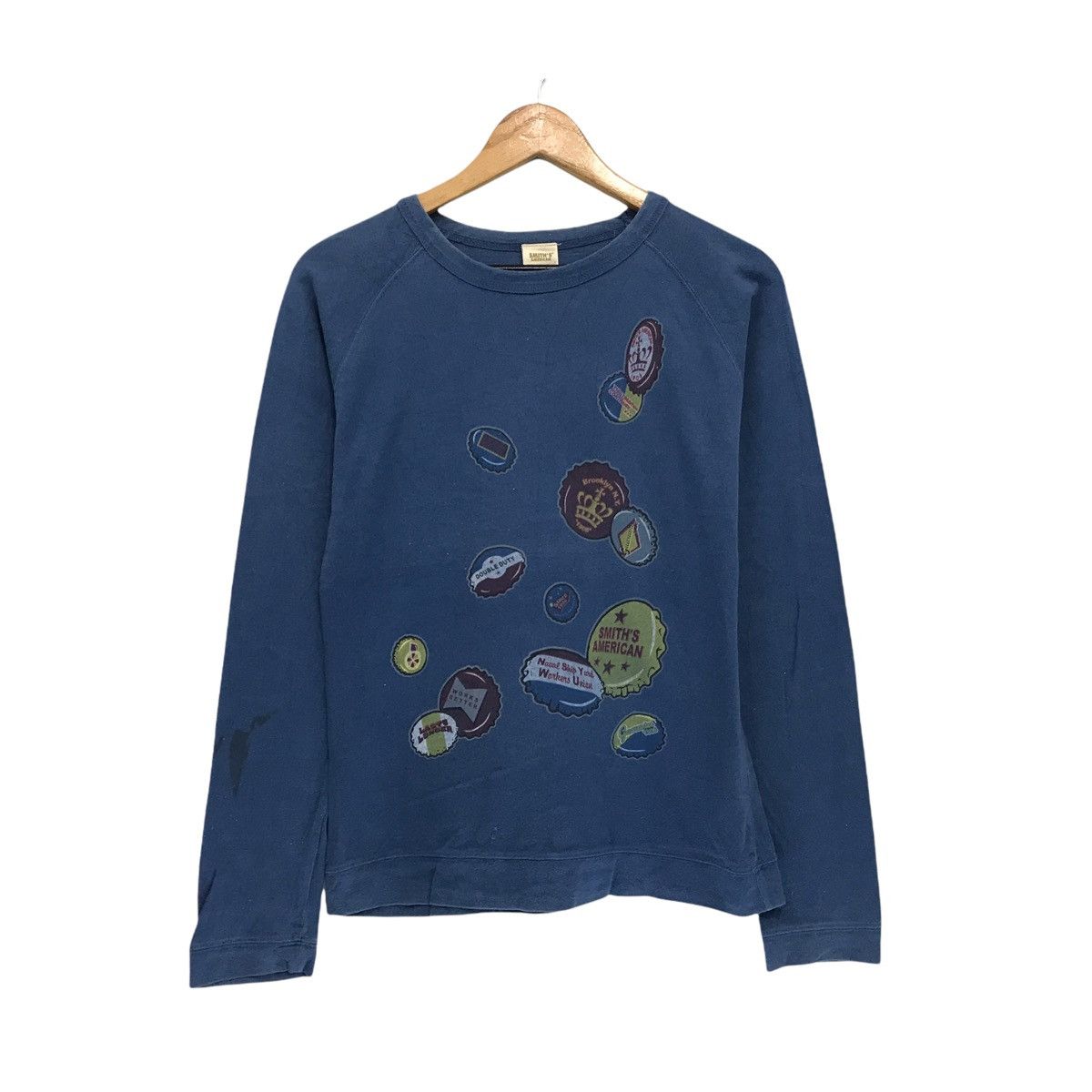 Japanese Brand × Vintage Smith American Nice Design Big Logo Sweatshirt Size US XS / EU 42 / 0 - 1 Thumbnail