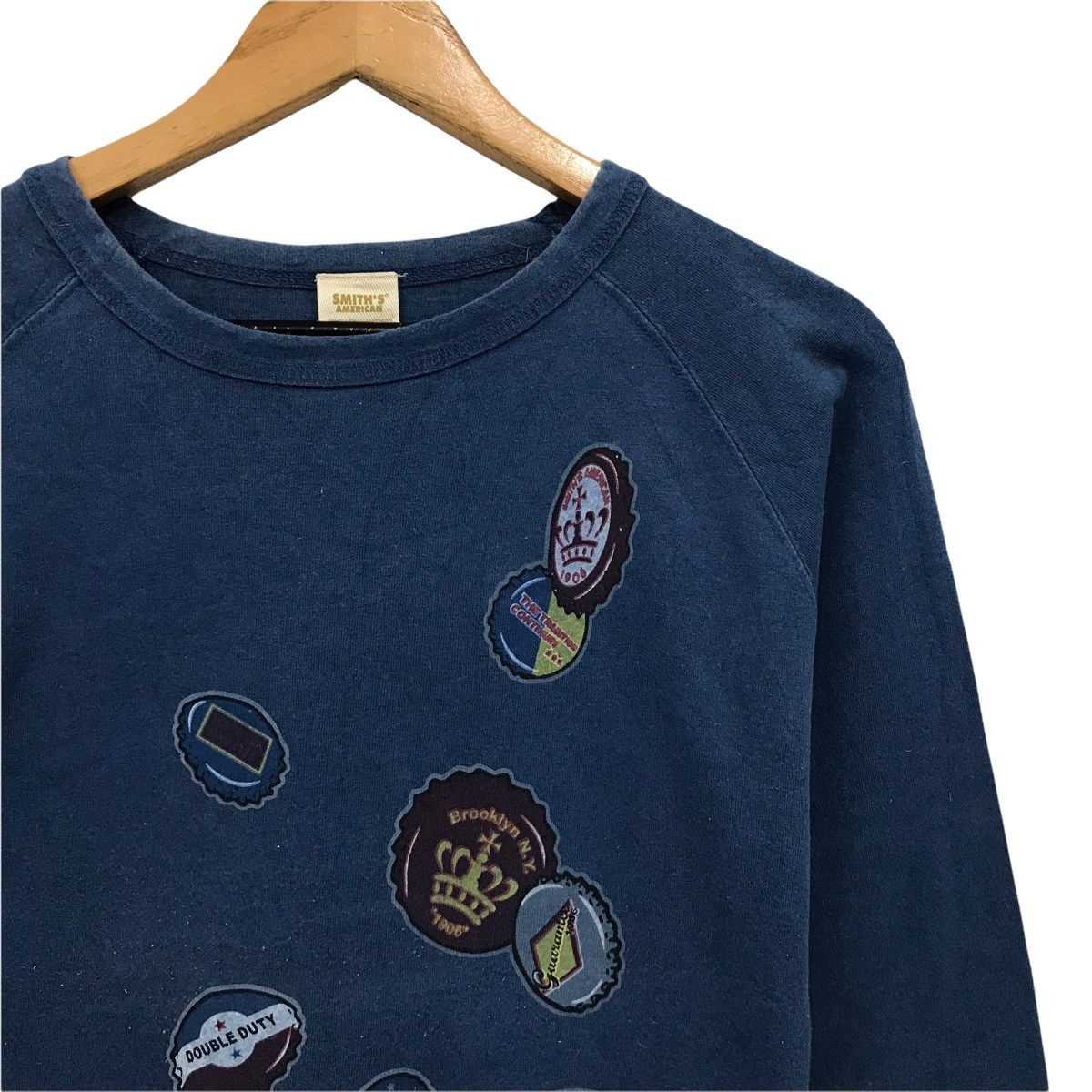 Japanese Brand × Vintage Smith American Nice Design Big Logo Sweatshirt Size US XS / EU 42 / 0 - 3 Thumbnail