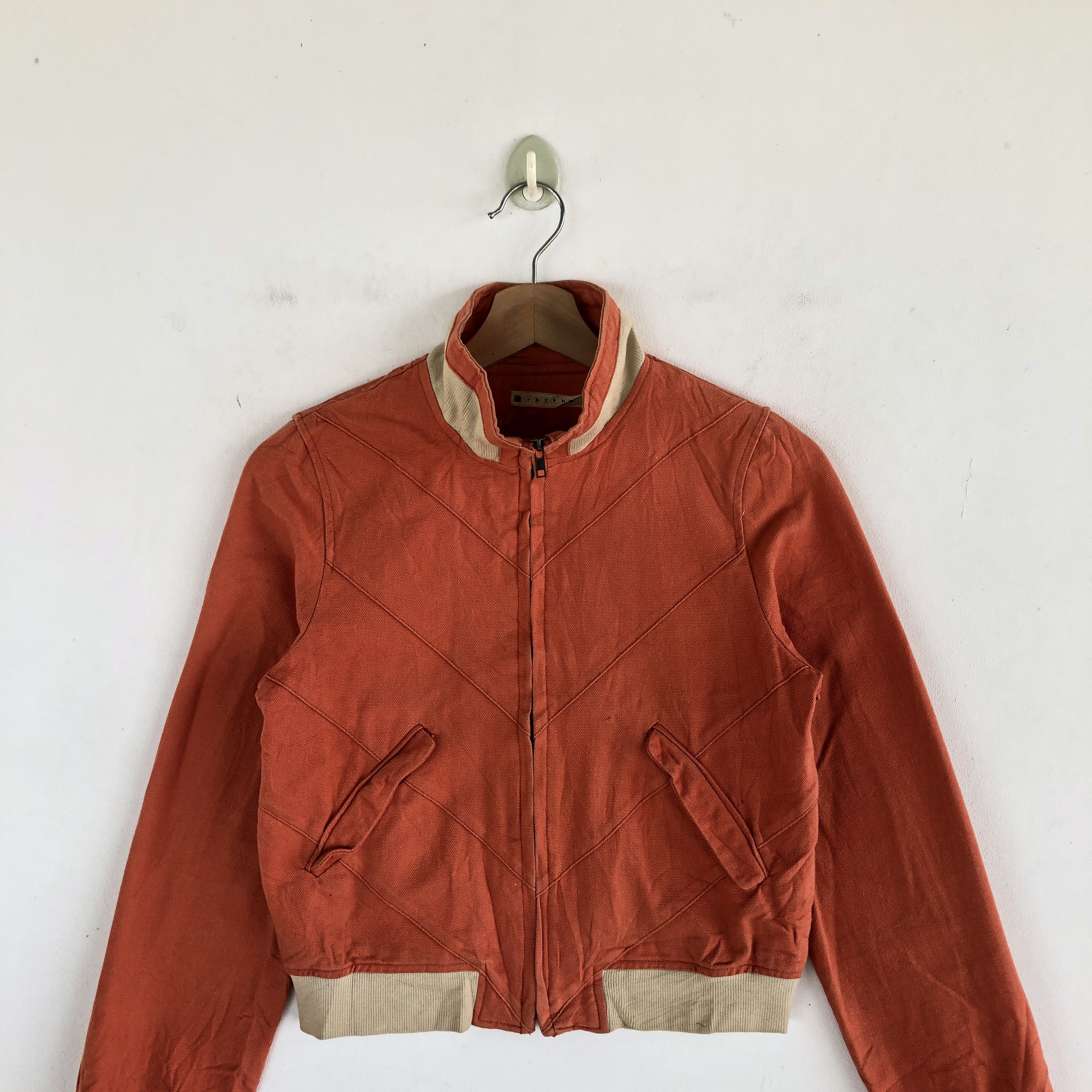 Japanese Brand Vintage Rhythm Baseball Jackets Japanese Wool Jacket Size XS / US 0-2 / IT 36-38 - 3 Thumbnail