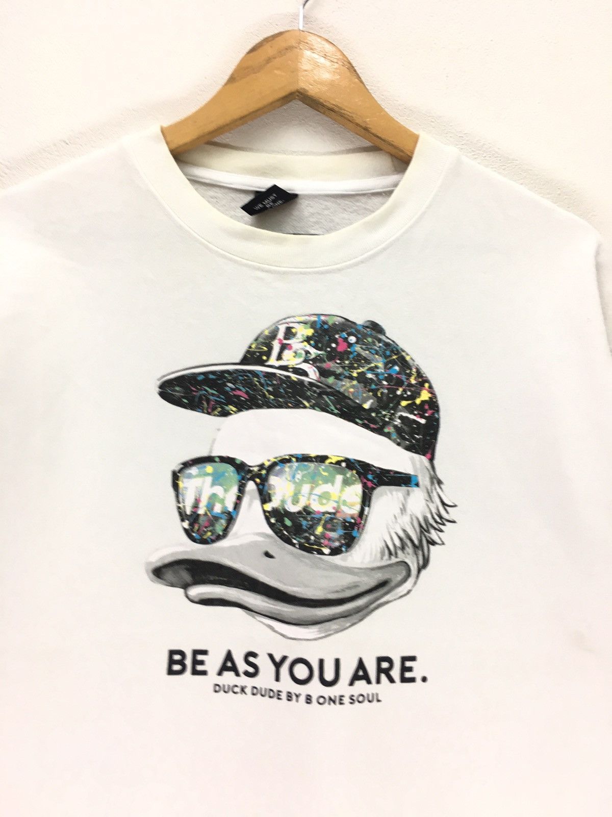Japanese Brand × Vintage Vintage Duck Dude By B One Soul Sweatshirt Size US M / EU 48-50 / 2 - 3 Thumbnail