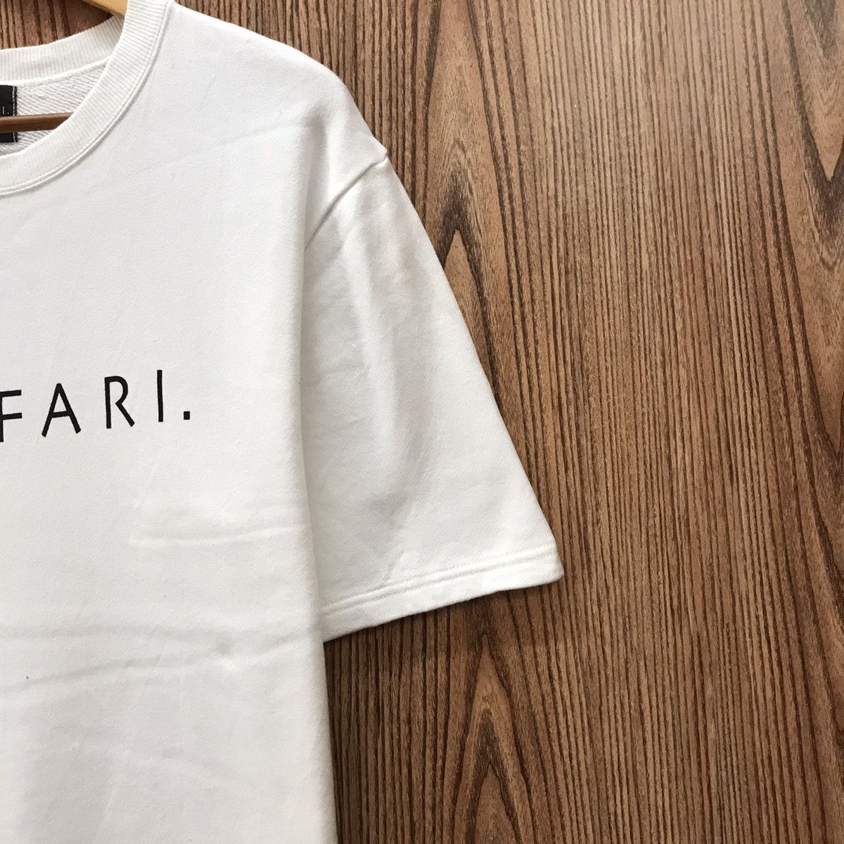 Japanese Brand × Vintage Vintage Safari Tee Shirt Big Logo Spellout Safari CrewNeck Size US M / EU 48-50 / 2 - 6 Thumbnail