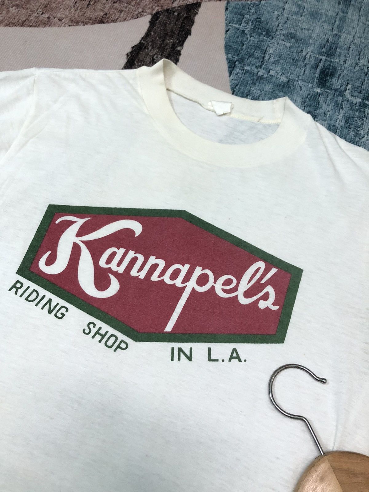 RIDING HIGH × Vintage VINTAGE KANNAPEL’S RIDING SHOP IN L.A PAPERTHIN SHIRT Size US S / EU 44-46 / 1 - 2 Thumbnail