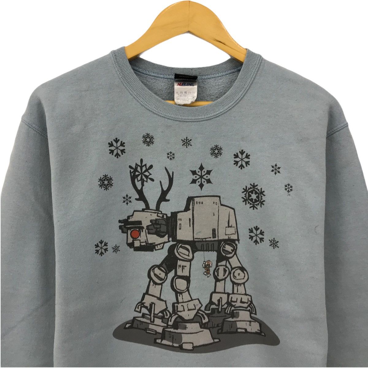 Star Wars × Vintage Vintage Star Wars Christmas Sweatshirt Crew Pullover Jumper Size US M / EU 48-50 / 2 - 2 Thumbnail