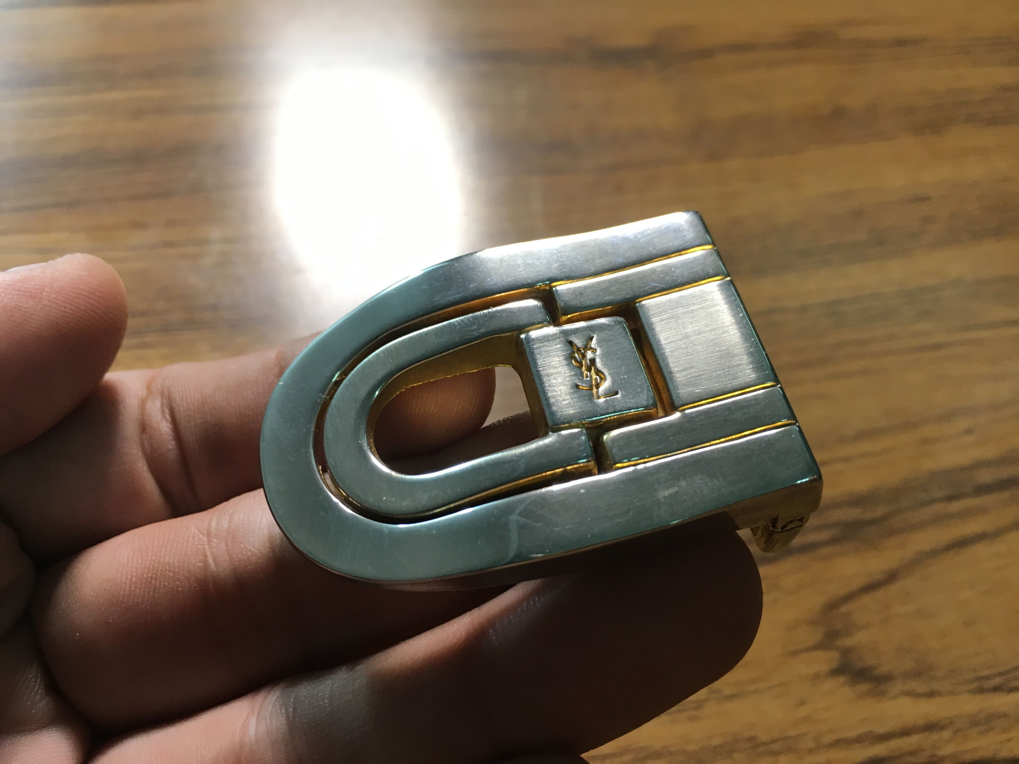 Yves Saint Laurent Vintage Yves saint laurent belt buckle YSL Made In Italy Size ONE SIZE - 2 Thumbnail