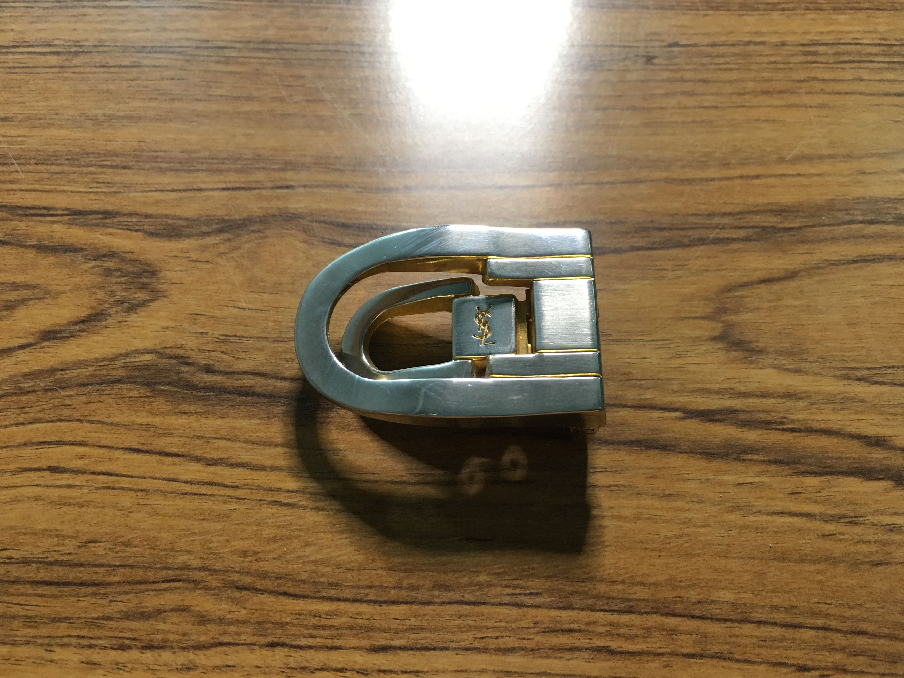 Yves Saint Laurent Vintage Yves saint laurent belt buckle YSL Made In Italy Size ONE SIZE - 3 Thumbnail
