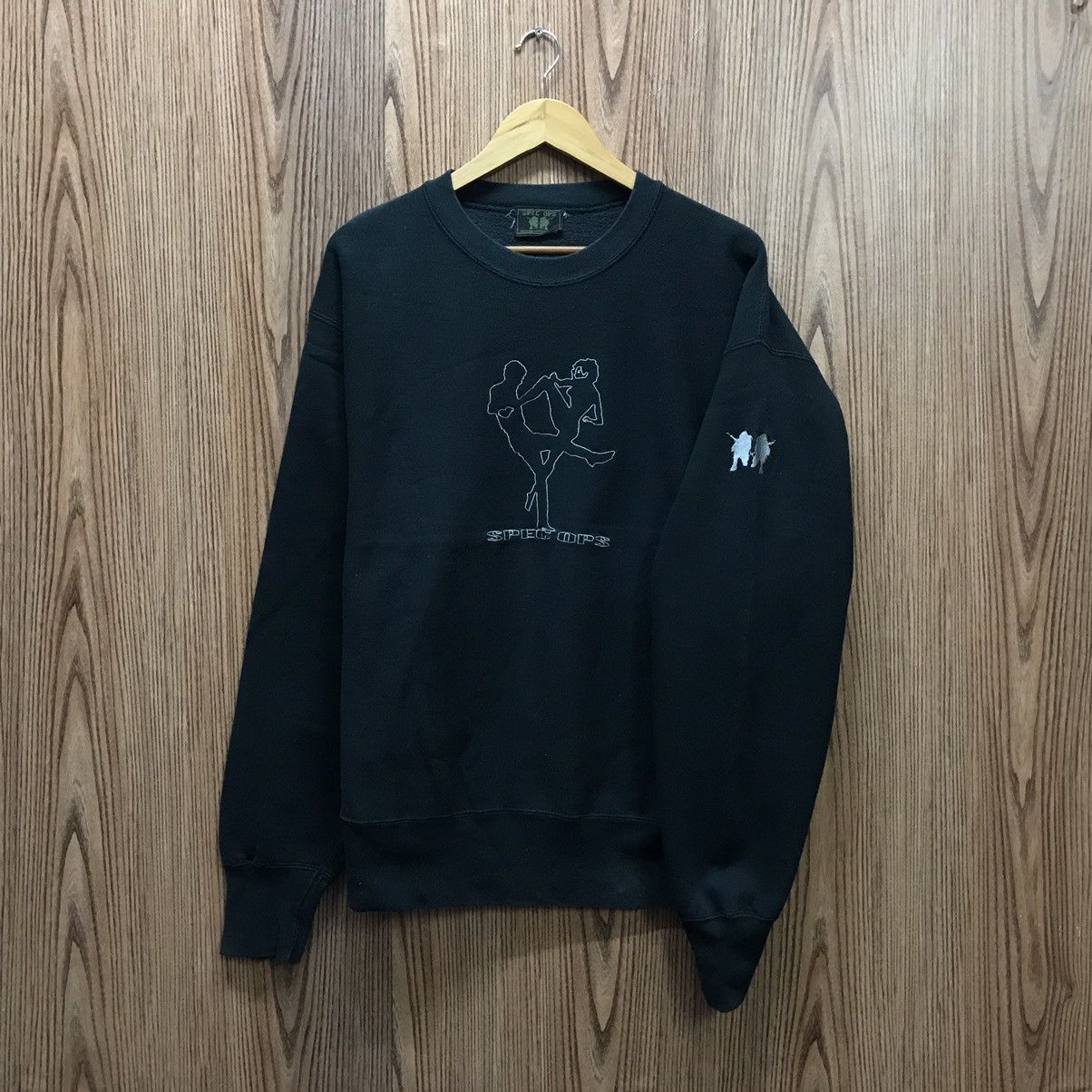 Other Vintage Spec Ops Sweatshirt Embroidery Big Logo Fighting Size US L / EU 52-54 / 3 - 1 Thumbnail