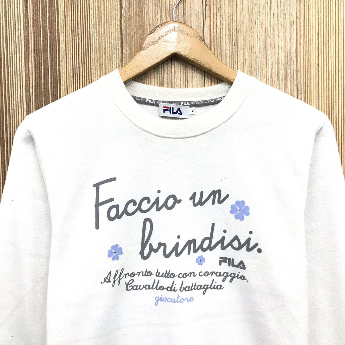 Fila × Vintage Vintage Fila Big Logo Spellout Sweatshirt Size US XS / EU 42 / 0 - 2 Thumbnail