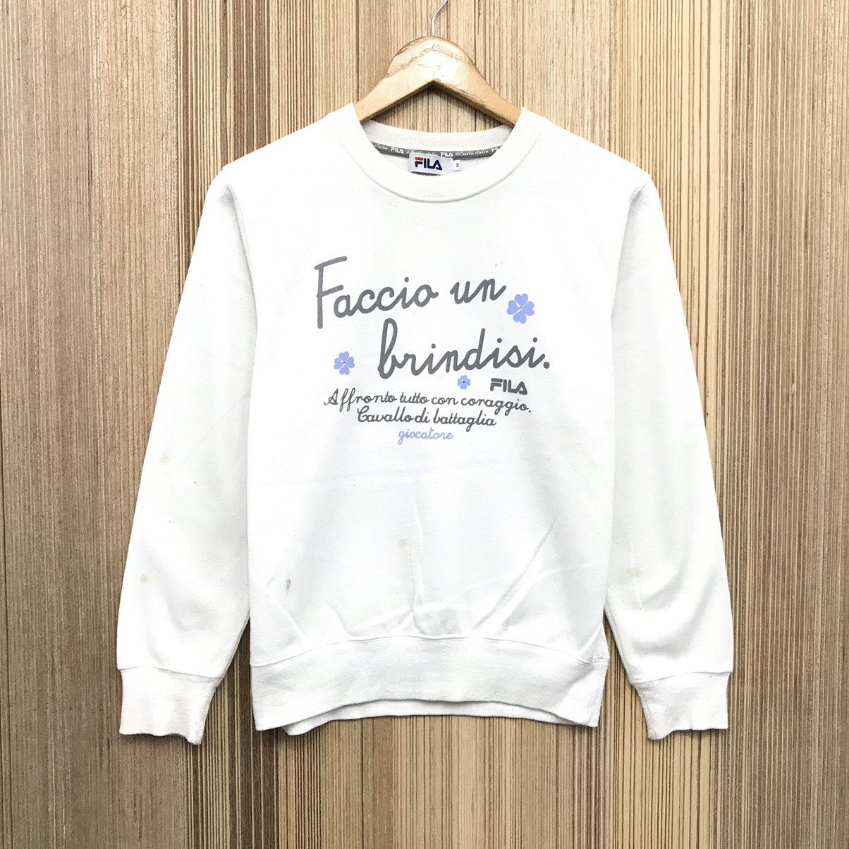 Fila × Vintage Vintage Fila Big Logo Spellout Sweatshirt Size US XS / EU 42 / 0 - 1 Thumbnail