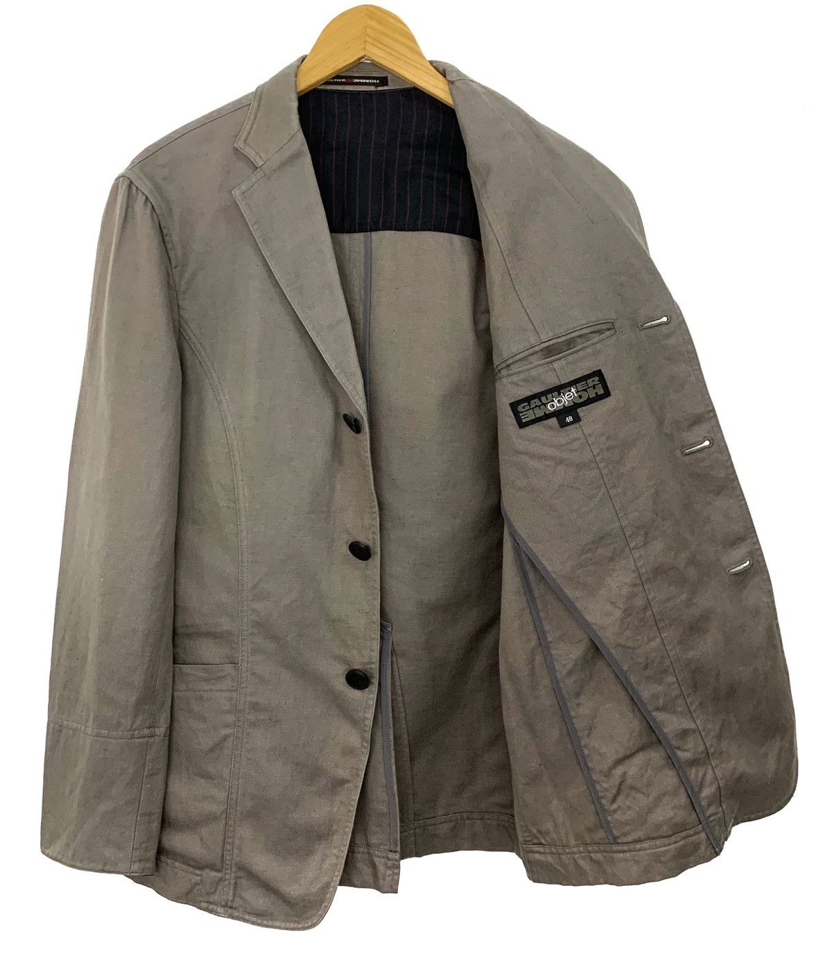Gaultier Homme Objet × Jean Paul Gaultier Jean Paul Gaultier JPG Homme Reconstructed Jacket Size US S / EU 44-46 / 1 - 4 Thumbnail