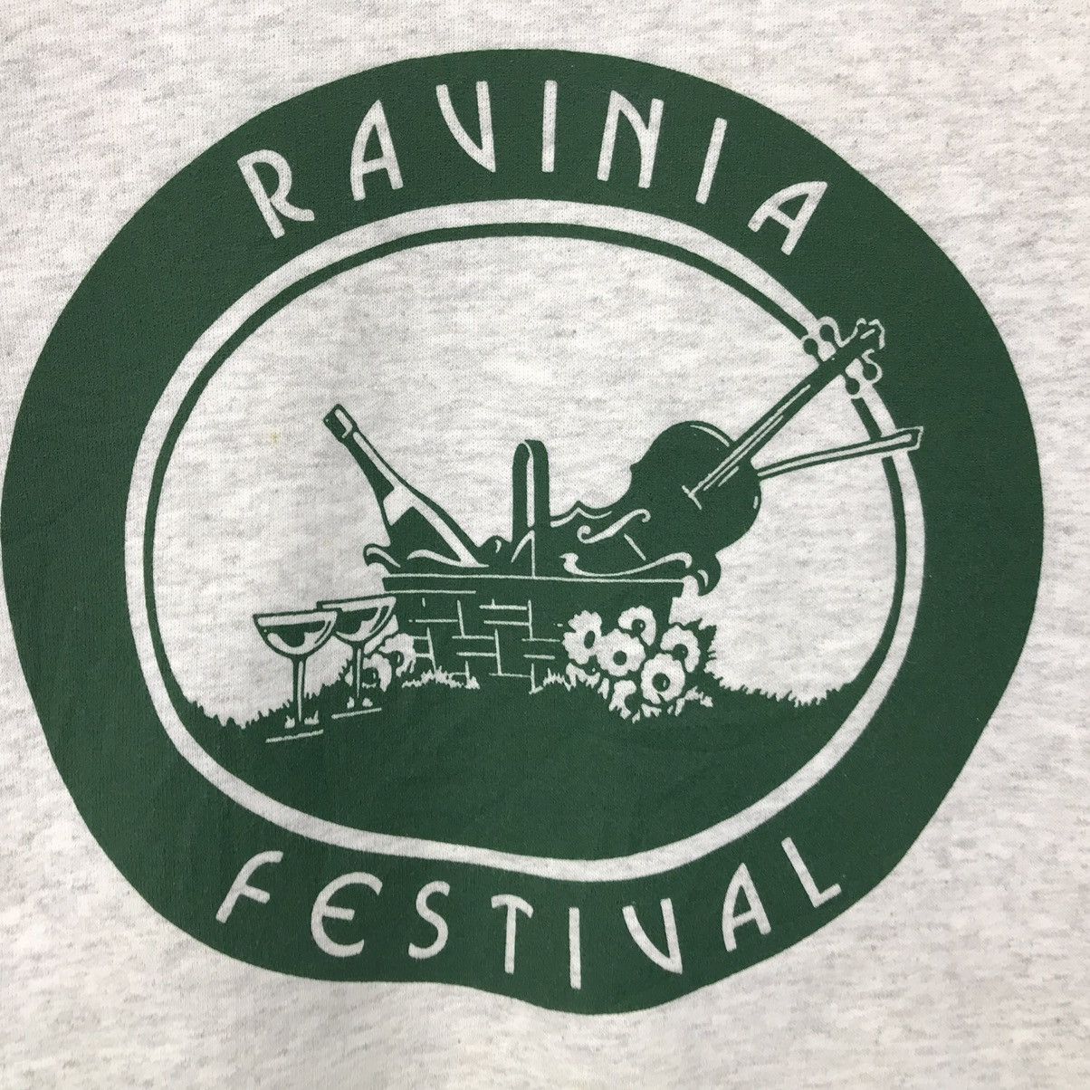 Hanes × Vintage Vintage Ravinia Festival Sweatshirt Big Logo Pullover Jumper Size US L / EU 52-54 / 3 - 3 Thumbnail