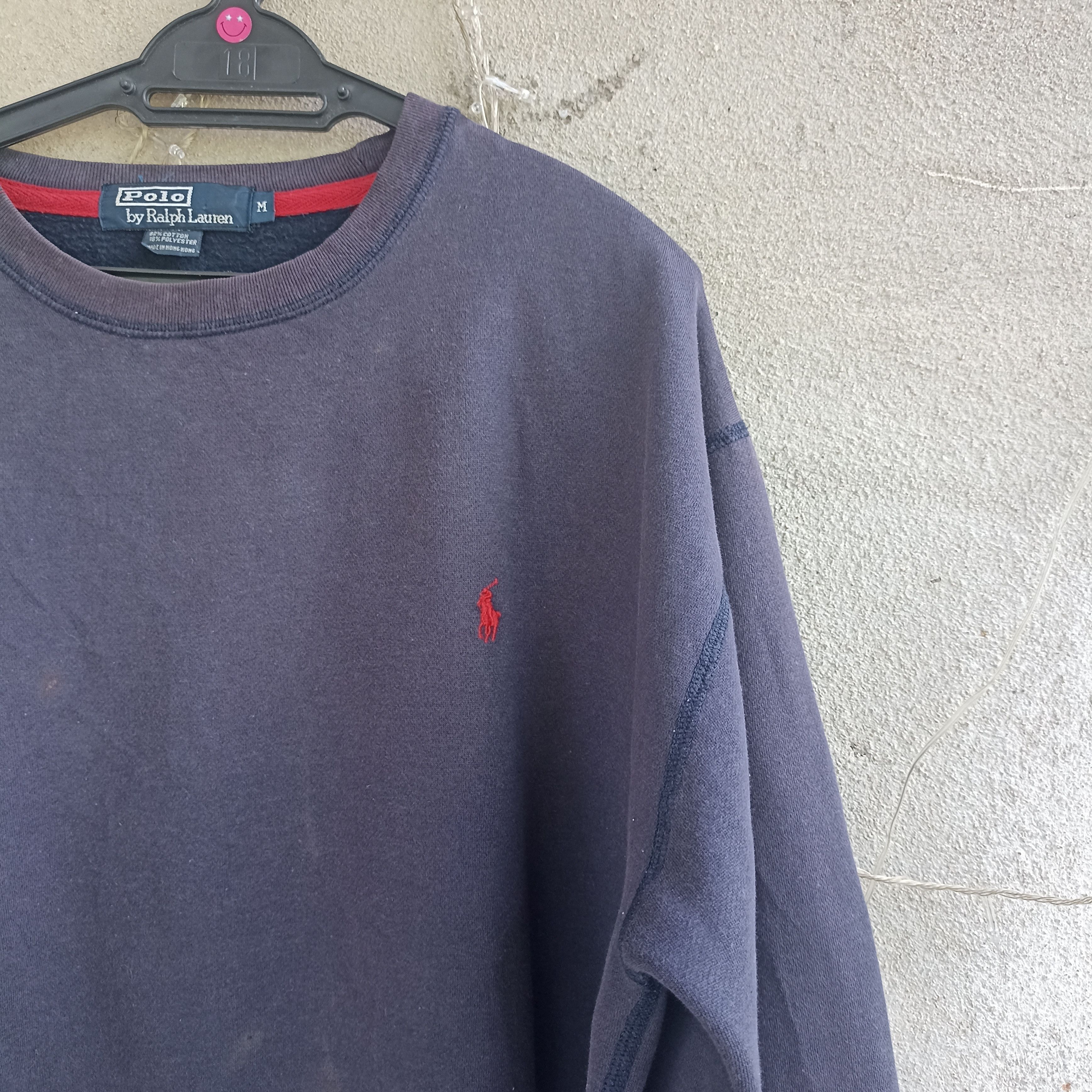Polo Ralph Lauren Faded Polo Ralph Lauren Blue Sweatshirt Size US XL / EU 56 / 4 - 5 Thumbnail