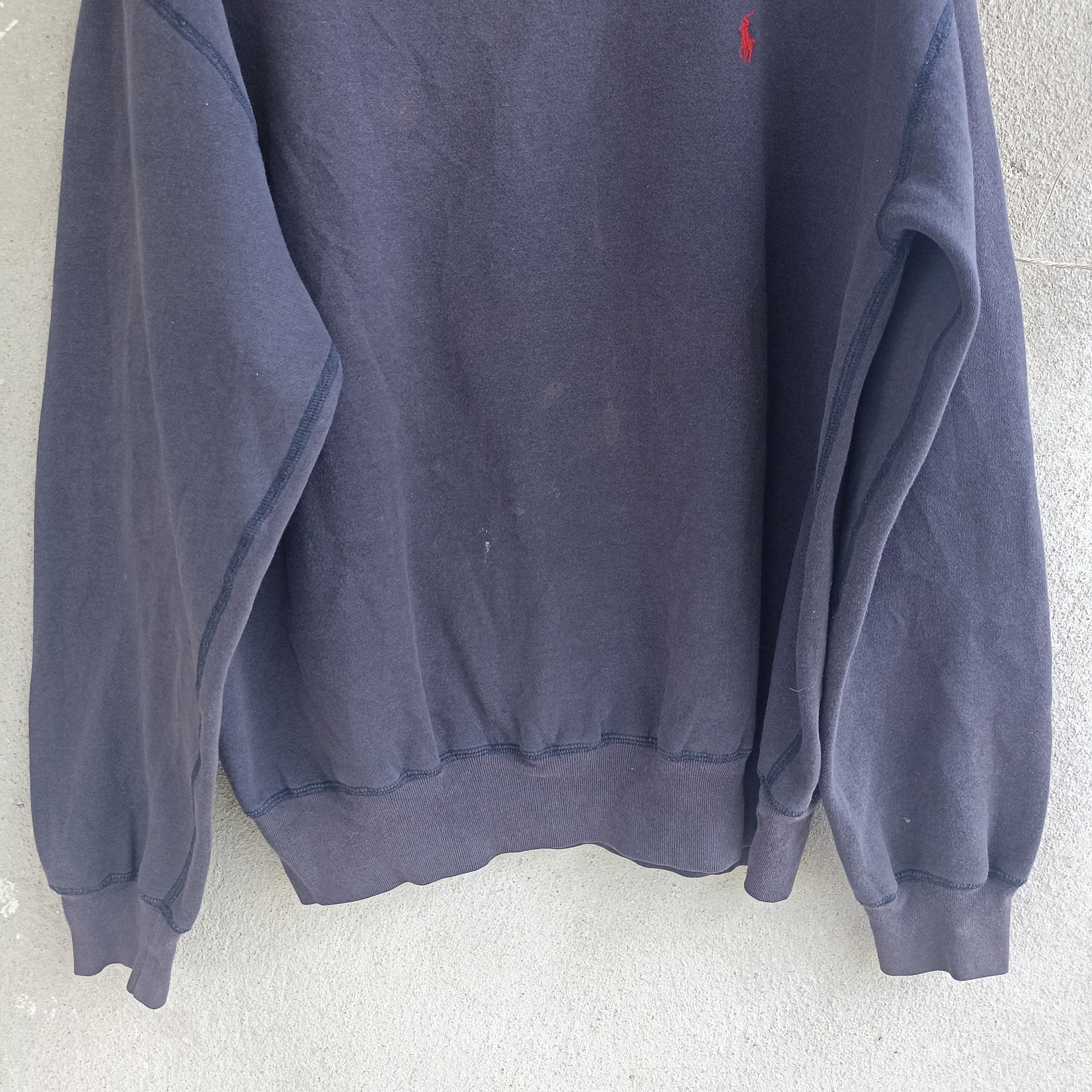 Polo Ralph Lauren Faded Polo Ralph Lauren Blue Sweatshirt Size US XL / EU 56 / 4 - 3 Thumbnail