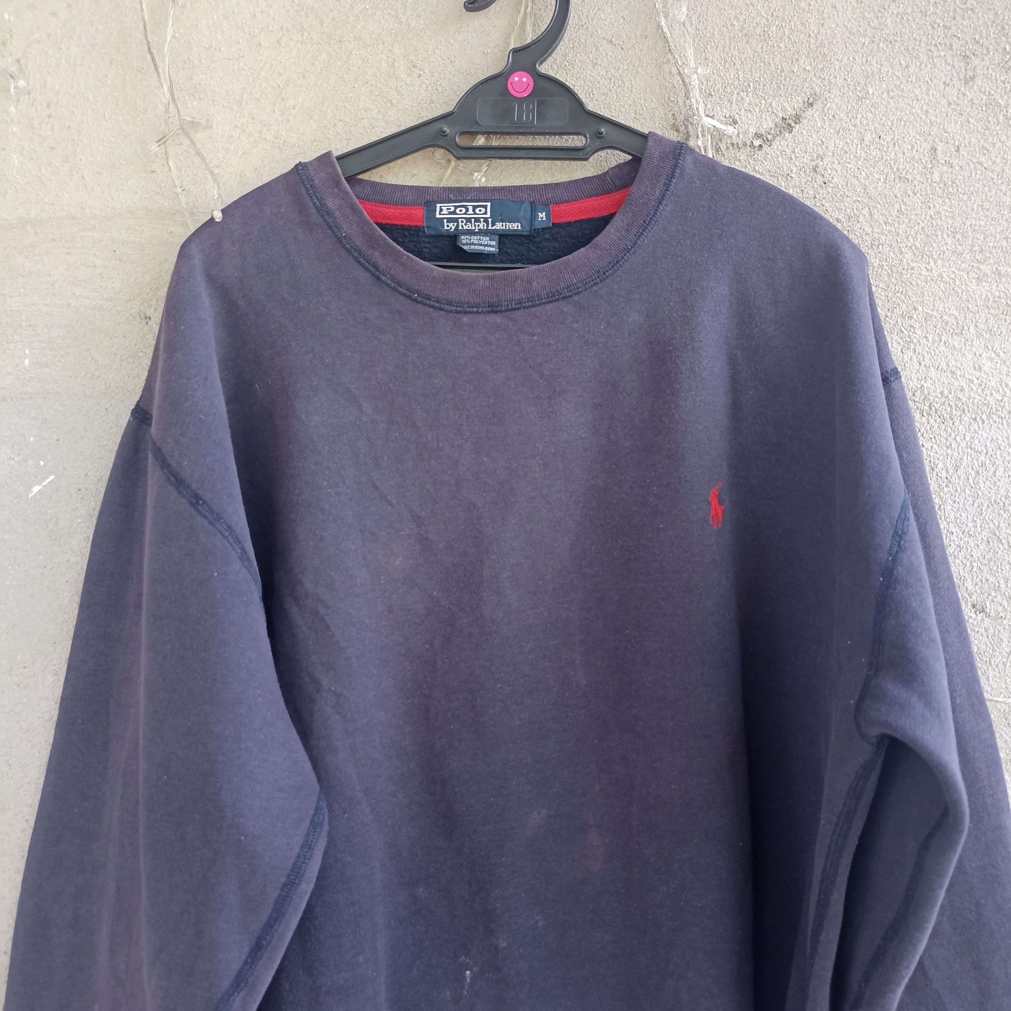 Polo Ralph Lauren Faded Polo Ralph Lauren Blue Sweatshirt Size US XL / EU 56 / 4 - 2 Thumbnail