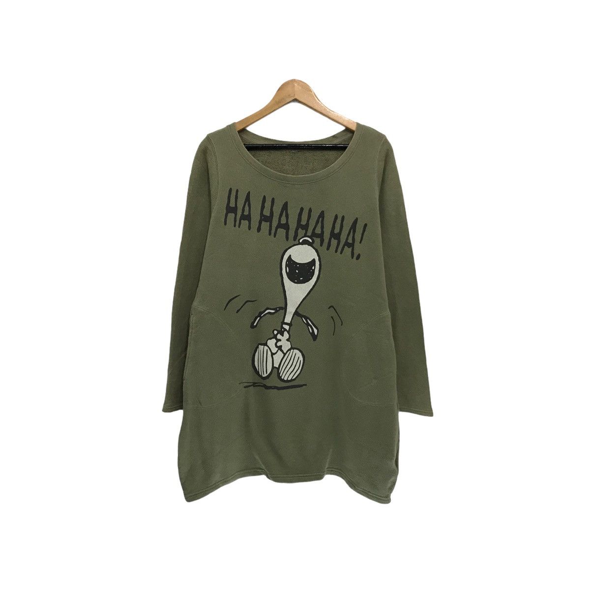 Cartoon Network × Vintage Snoopy Cartoon Hahahaha Jumper Sweatshirt Size US M / EU 48-50 / 2 - 1 Thumbnail