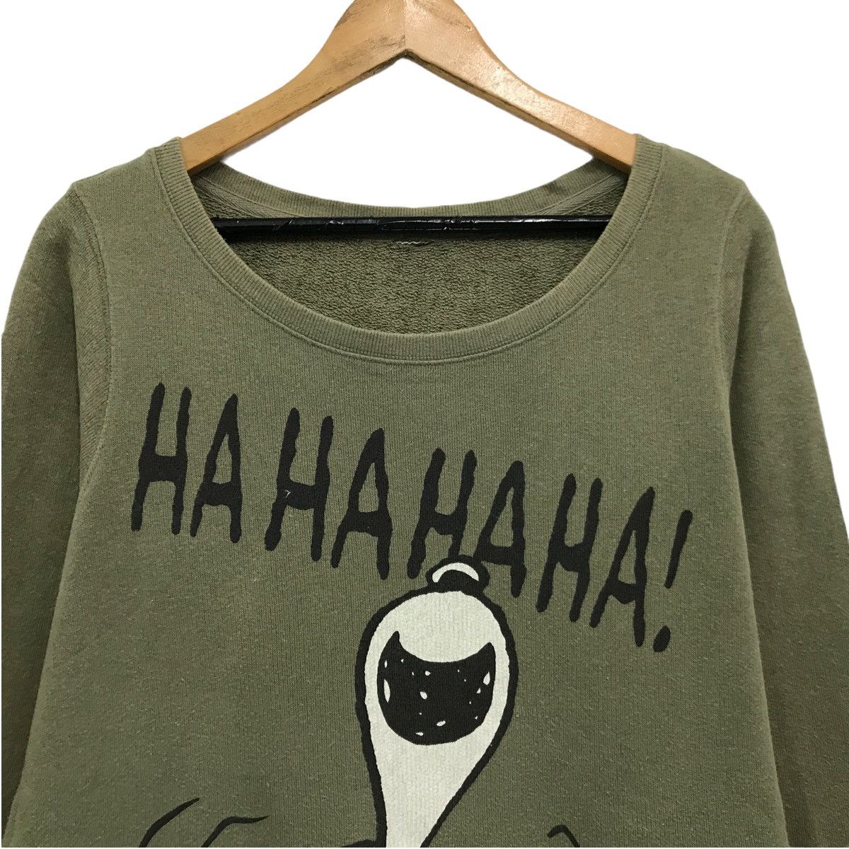 Cartoon Network × Vintage Snoopy Cartoon Hahahaha Jumper Sweatshirt Size US M / EU 48-50 / 2 - 2 Thumbnail