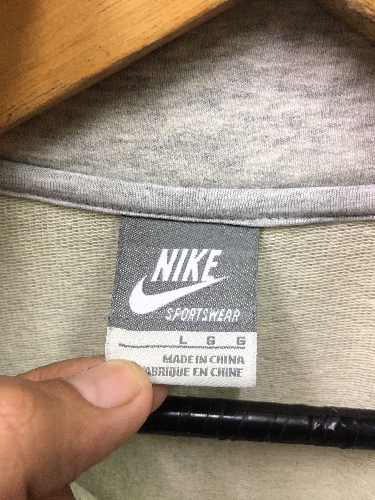 Nike × Vintage Vintage Nike Small Logo Zipper Jacket Size US S / EU 44-46 / 1 - 6 Thumbnail