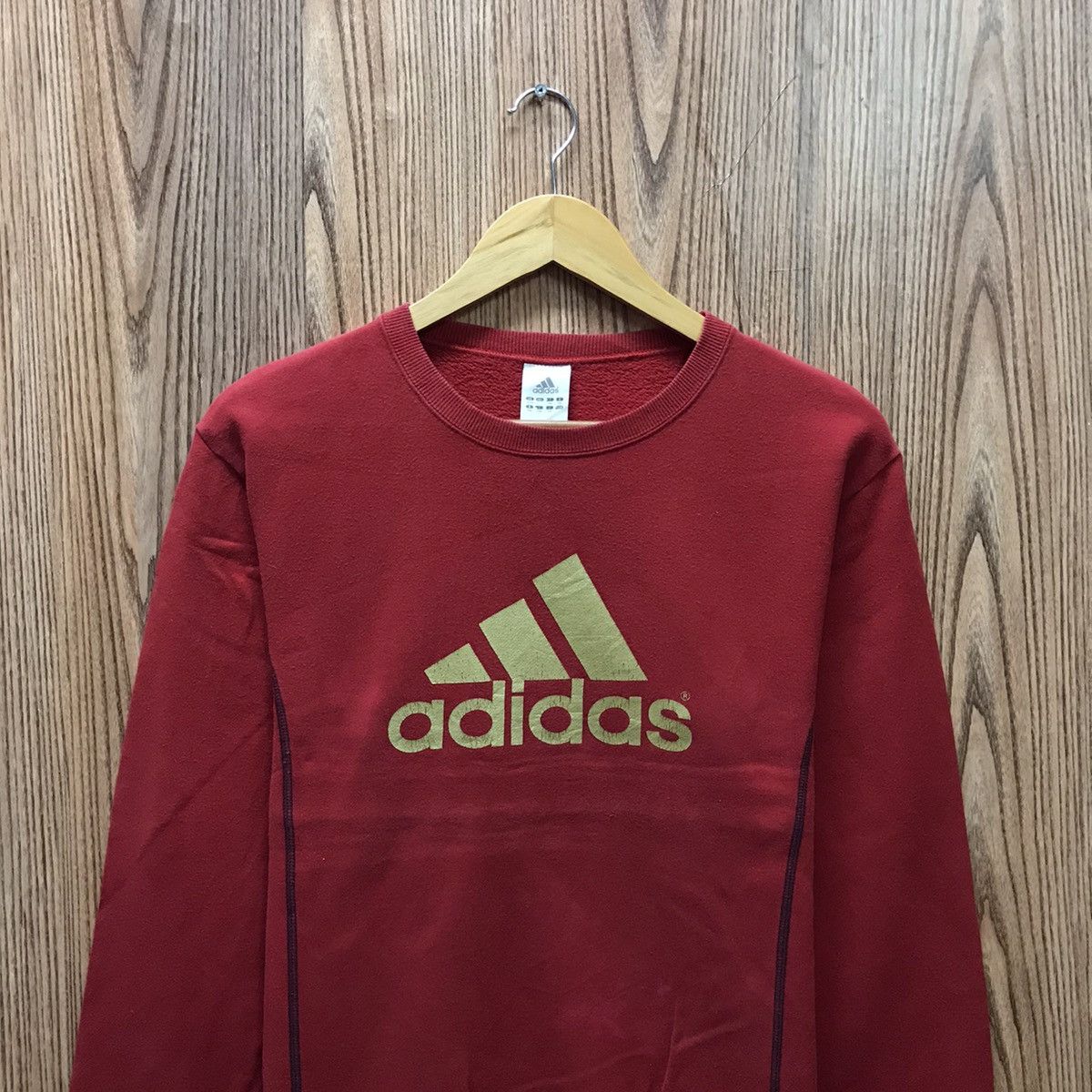 Adidas × Vintage Vintage Adidas Sweatshirt Adidas Trefoil Adidas Three Stripe Size US S / EU 44-46 / 1 - 3 Thumbnail