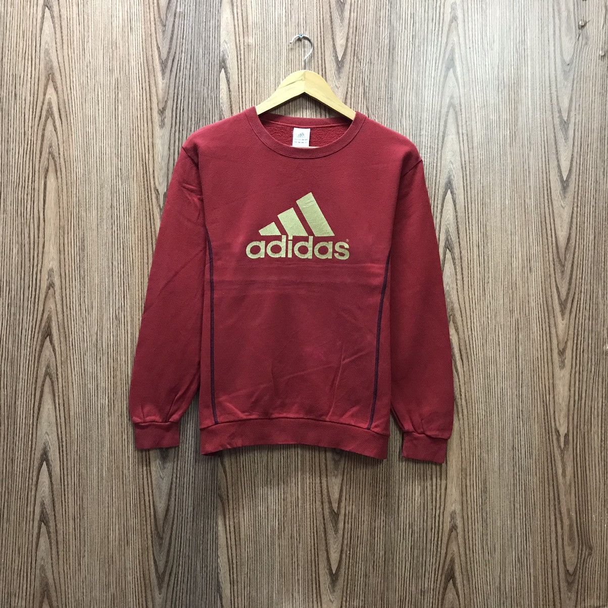 Adidas × Vintage Vintage Adidas Sweatshirt Adidas Trefoil Adidas Three Stripe Size US S / EU 44-46 / 1 - 1 Thumbnail