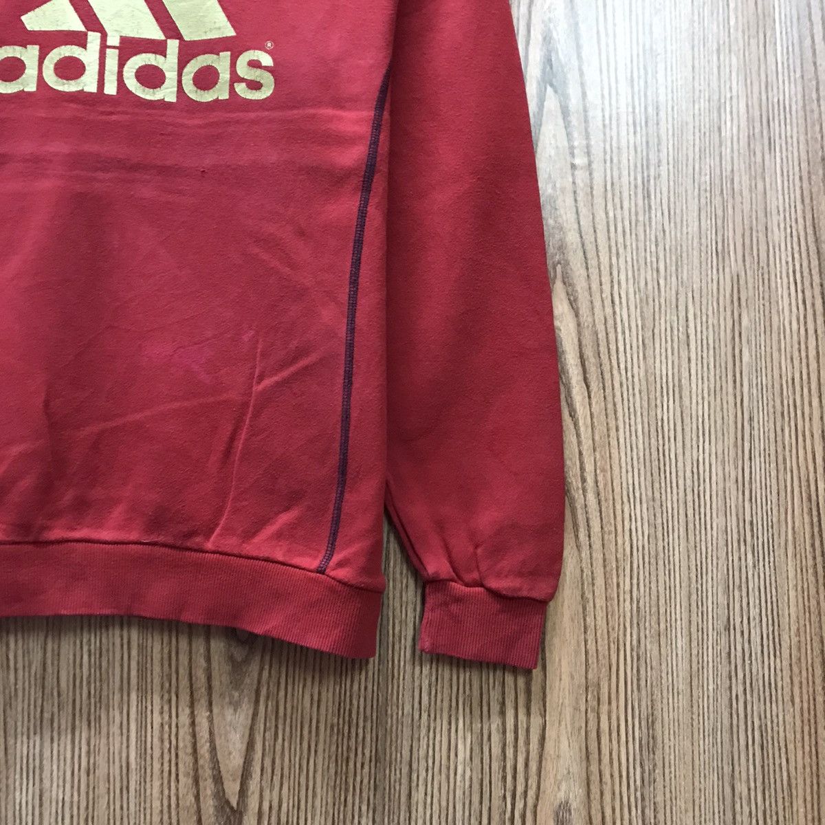 Adidas × Vintage Vintage Adidas Sweatshirt Adidas Trefoil Adidas Three Stripe Size US S / EU 44-46 / 1 - 5 Thumbnail