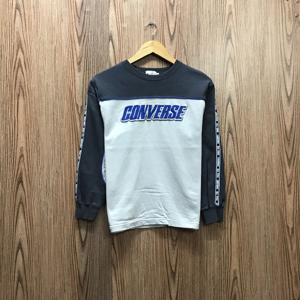 Converse × Vintage Vintage Converse Sweatshirt Embroidery Spellout Converse Size US M / EU 48-50 / 2 - 1 Thumbnail