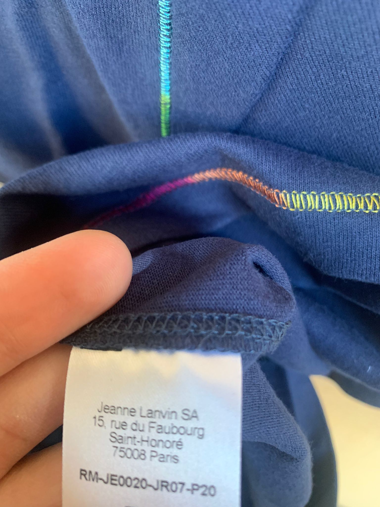 Lanvin Greetings from Lanvin Tee, SS Size US M / EU 48-50 / 2 - 12 Thumbnail