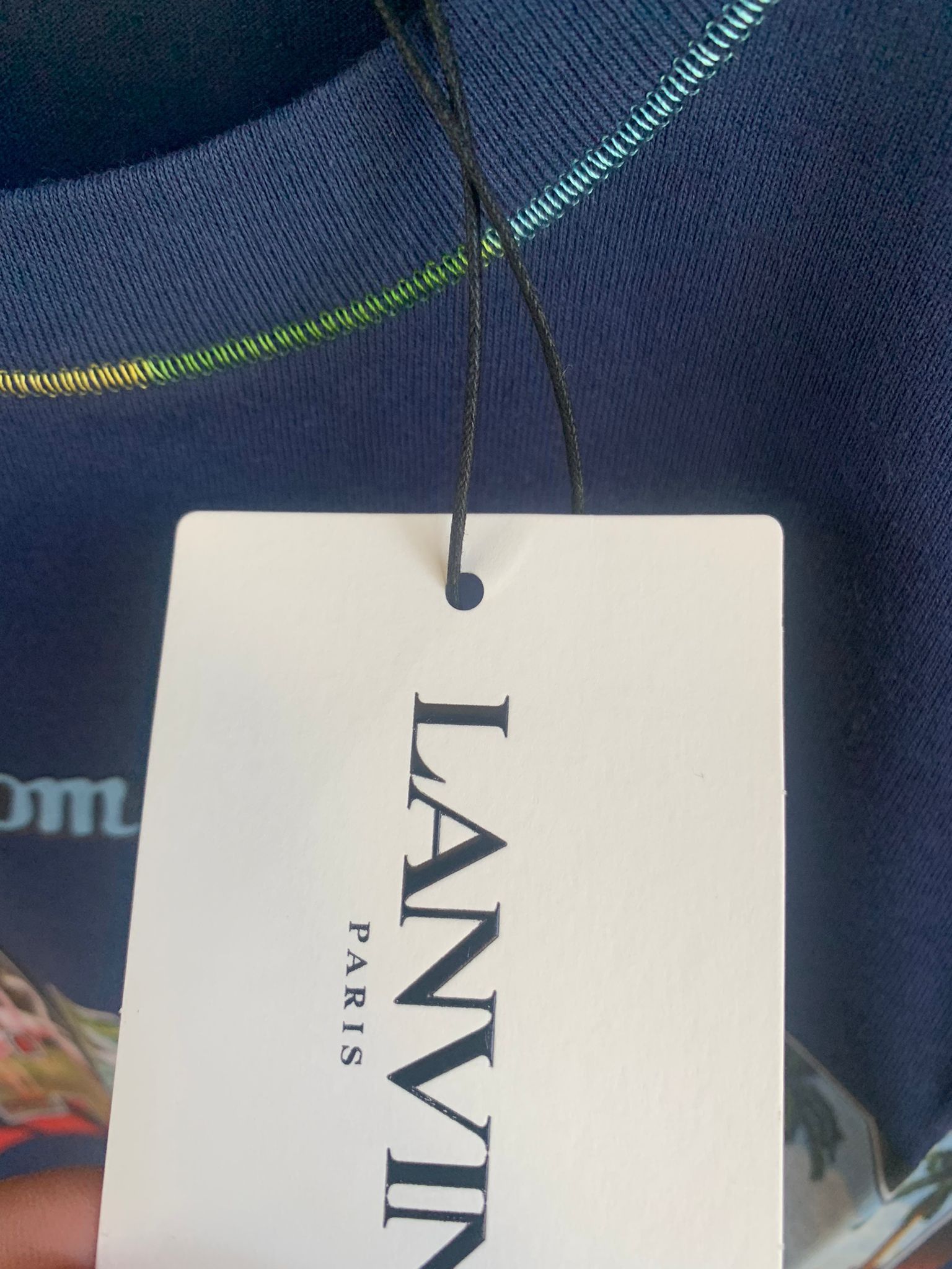 Lanvin Greetings from Lanvin Tee, SS Size US M / EU 48-50 / 2 - 9 Thumbnail
