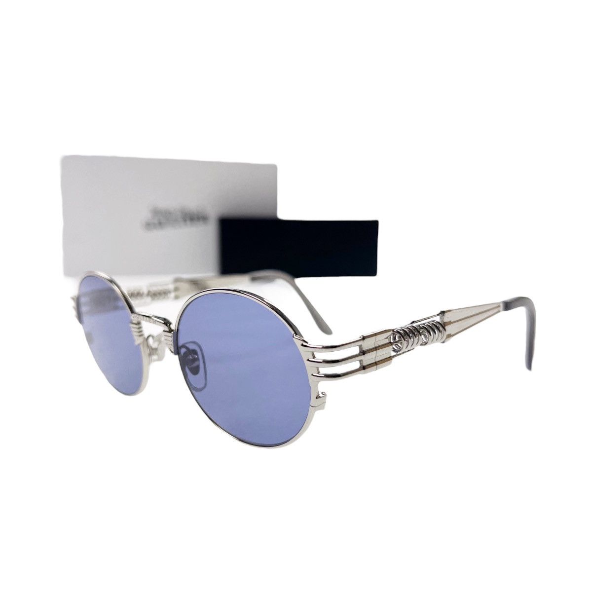 Jean Paul Gaultier Jean Paul Gaultier x Karim Benzema 56-6106 Silver Sunglasses Size ONE SIZE - 1 Thumbnail