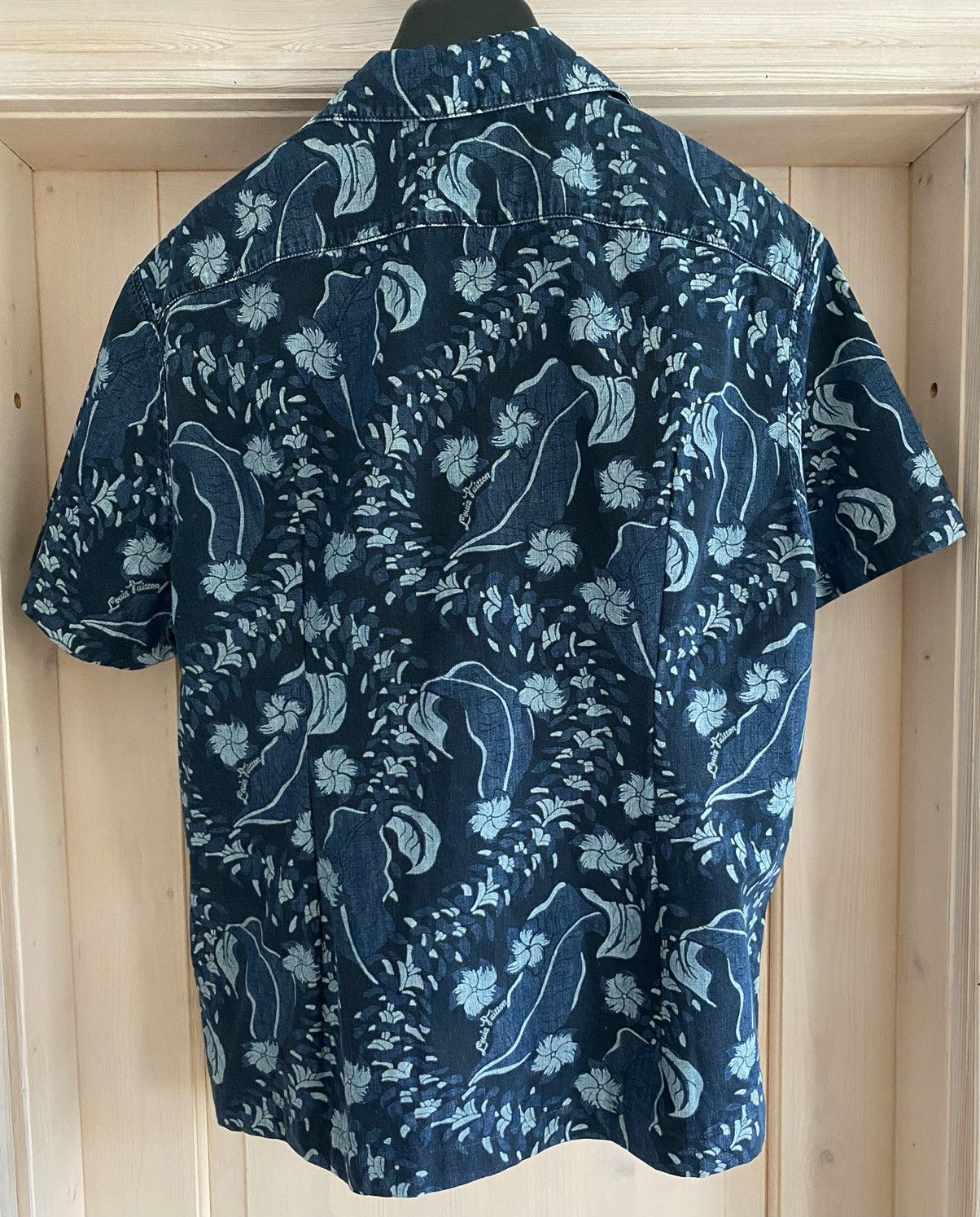 Kim Jones SS18 Short Sleeve Floral Denim Shirt Size US L / EU 52-54 / 3 - 2 Thumbnail