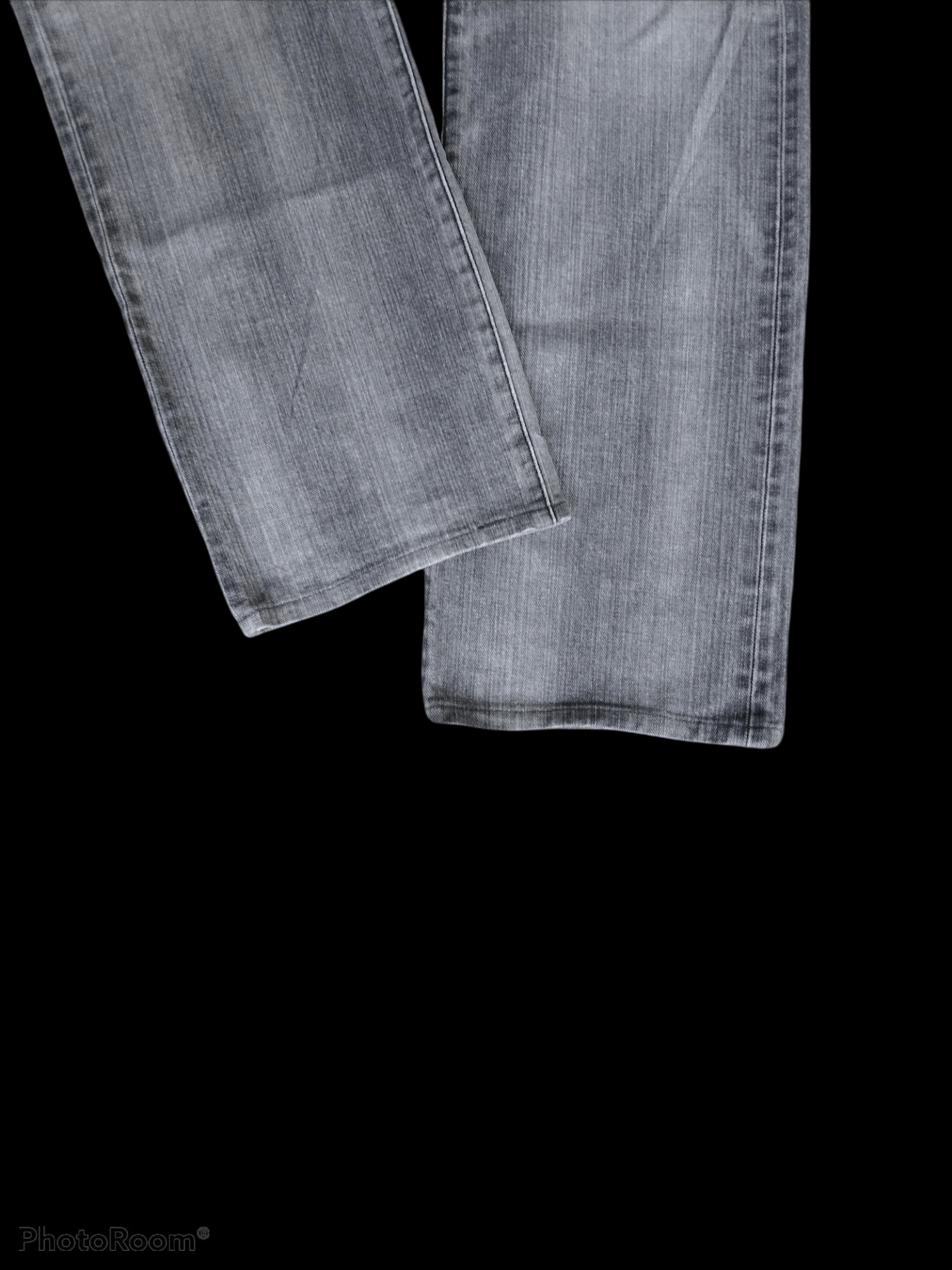 Japanese Brand DiSTRESSED FADE GREY PACHWORK EDWIN PANTS Size US 33 - 5 Thumbnail