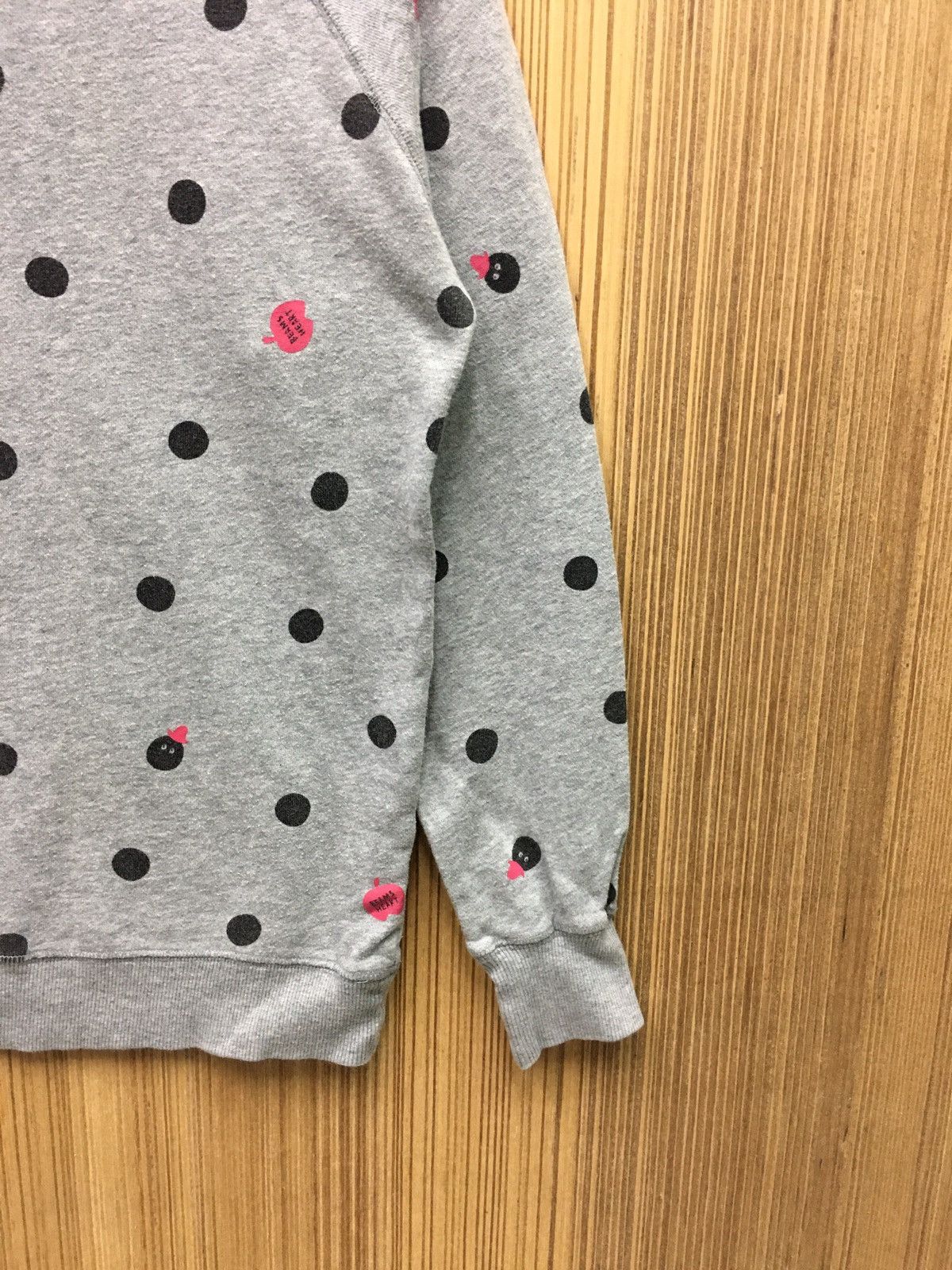 Beams Hearts Polka Dot Full Print Sweatshirt