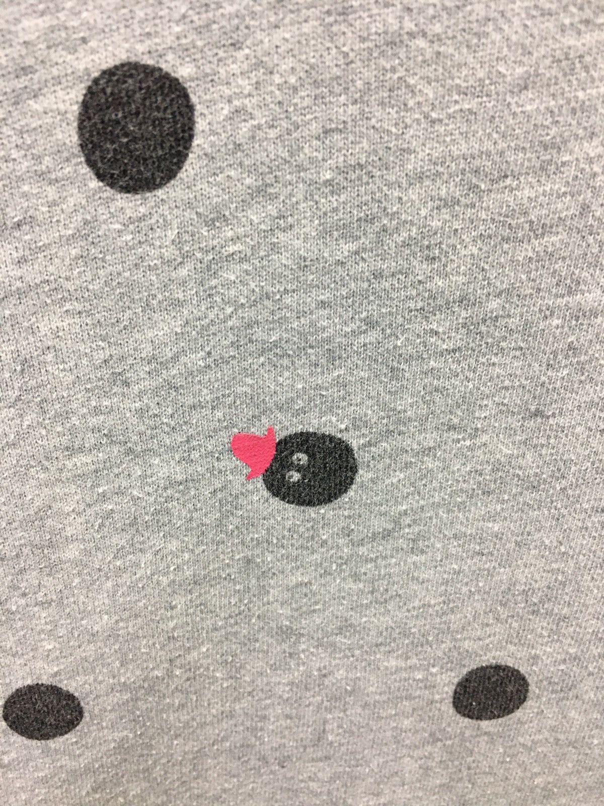 Beams Hearts Polka Dot Full Print Sweatshirt