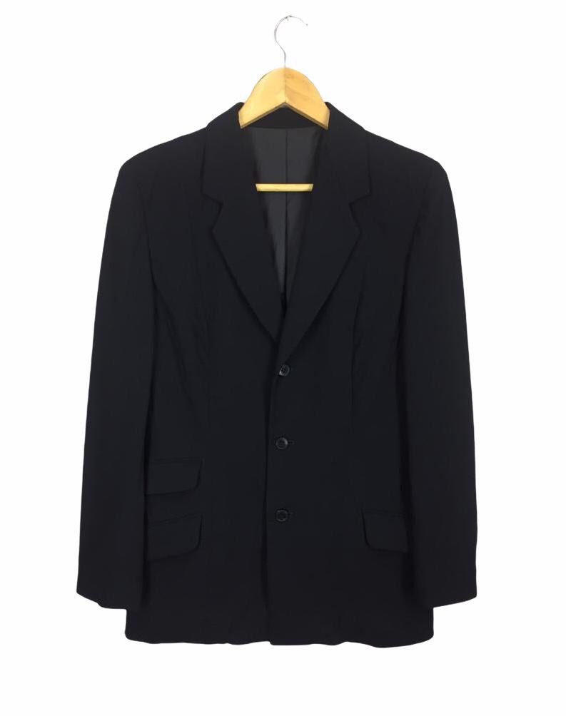 Yohji Yamamoto YOHJI YAMAMOTO LINEN BLAZER JACKET Size US S / EU 44-46 / 1 - 1 Thumbnail