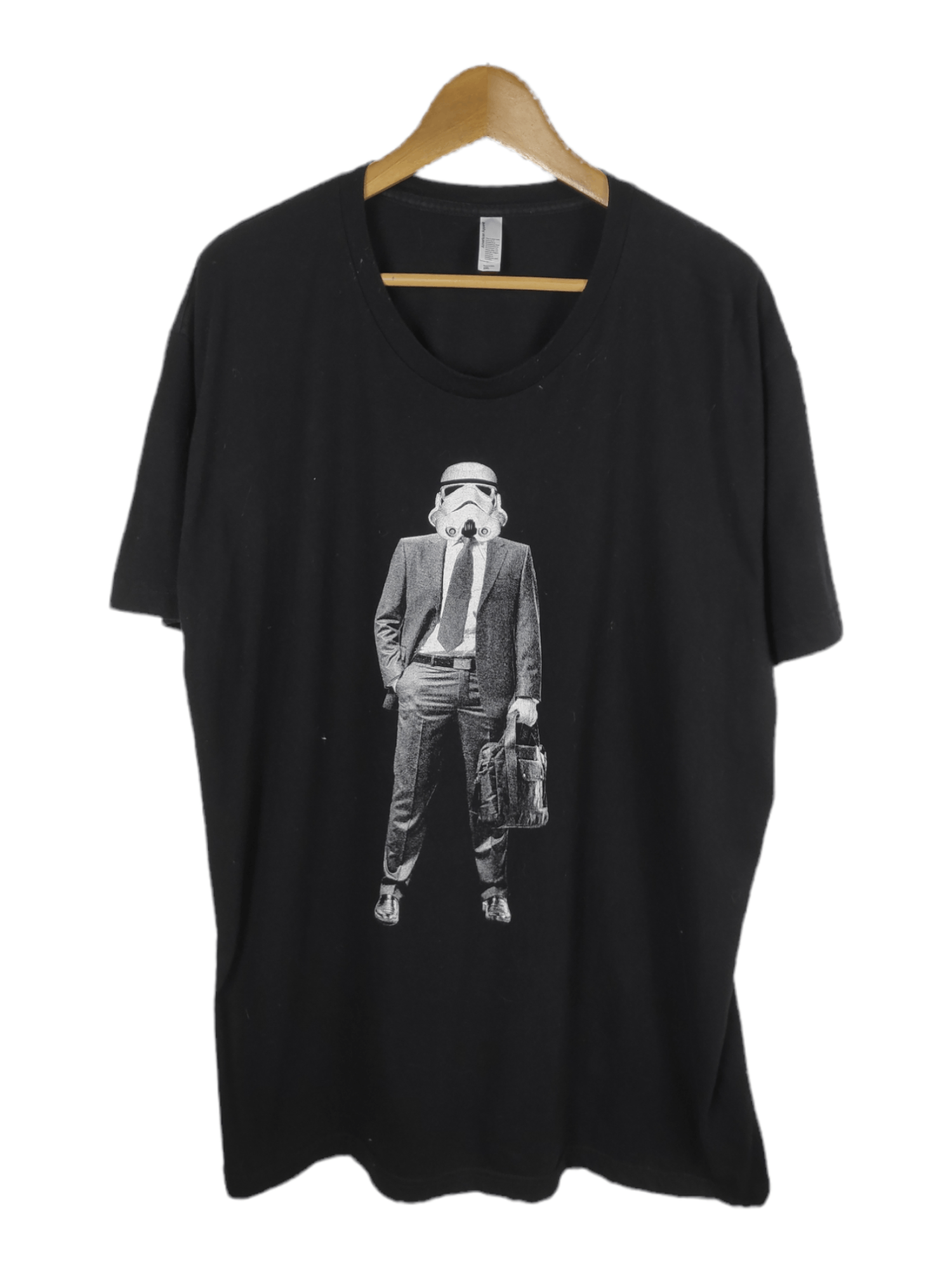 image of Movie x Star Wars Vintage Storm Trooper Star Wars Parody Shirt, Men's (Size 2XL)