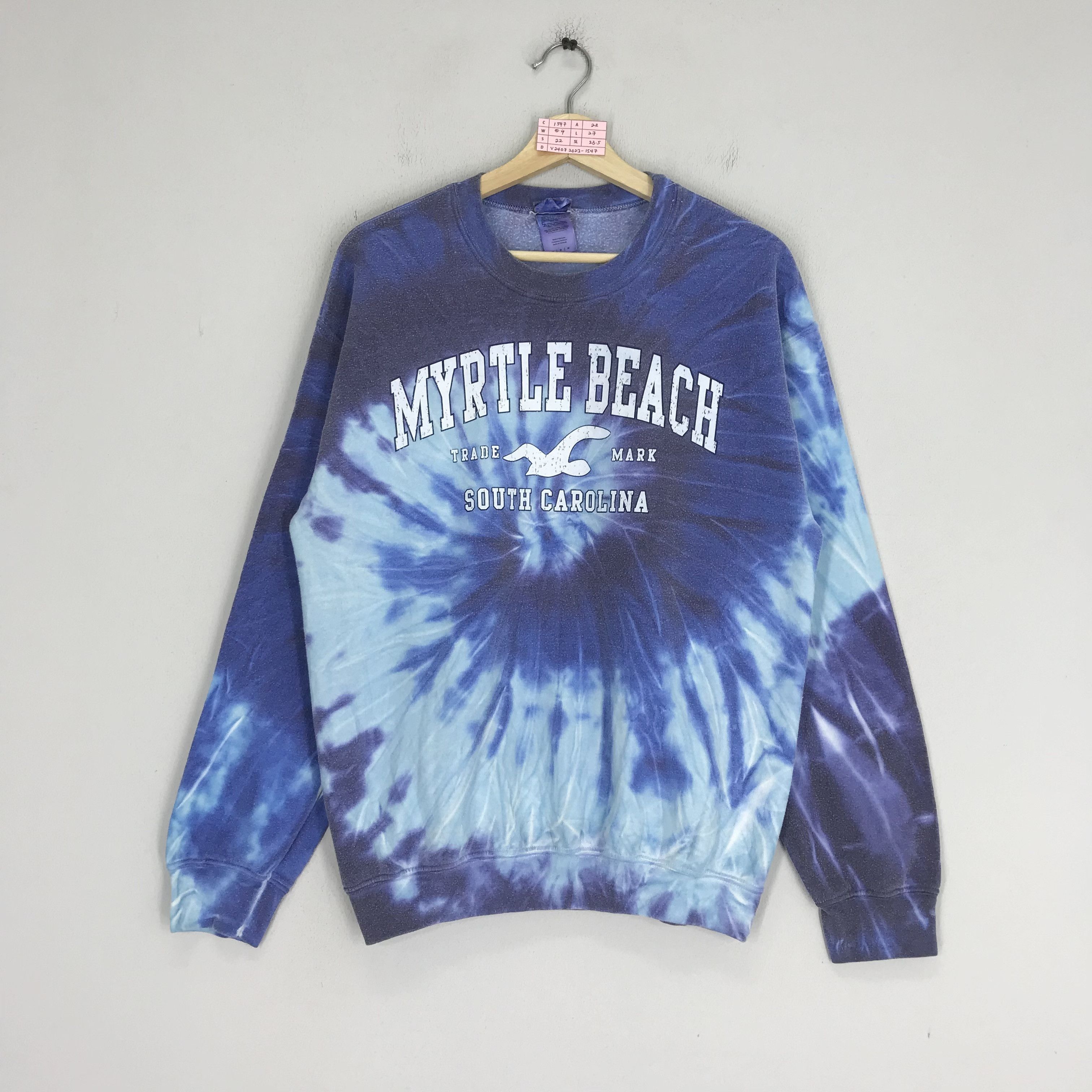 Vintage Y2K Myrtle Beach South Carolina Tye Dye Sweatshirts