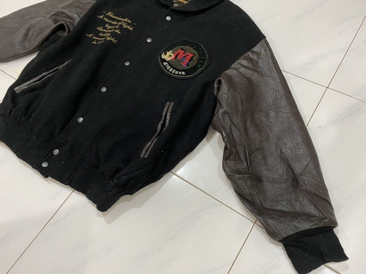 McGregor 🔥Vintage🔥 90’s Mcgregor Varsity Leather Jacket Size US XL / EU 56 / 4 - 5 Thumbnail