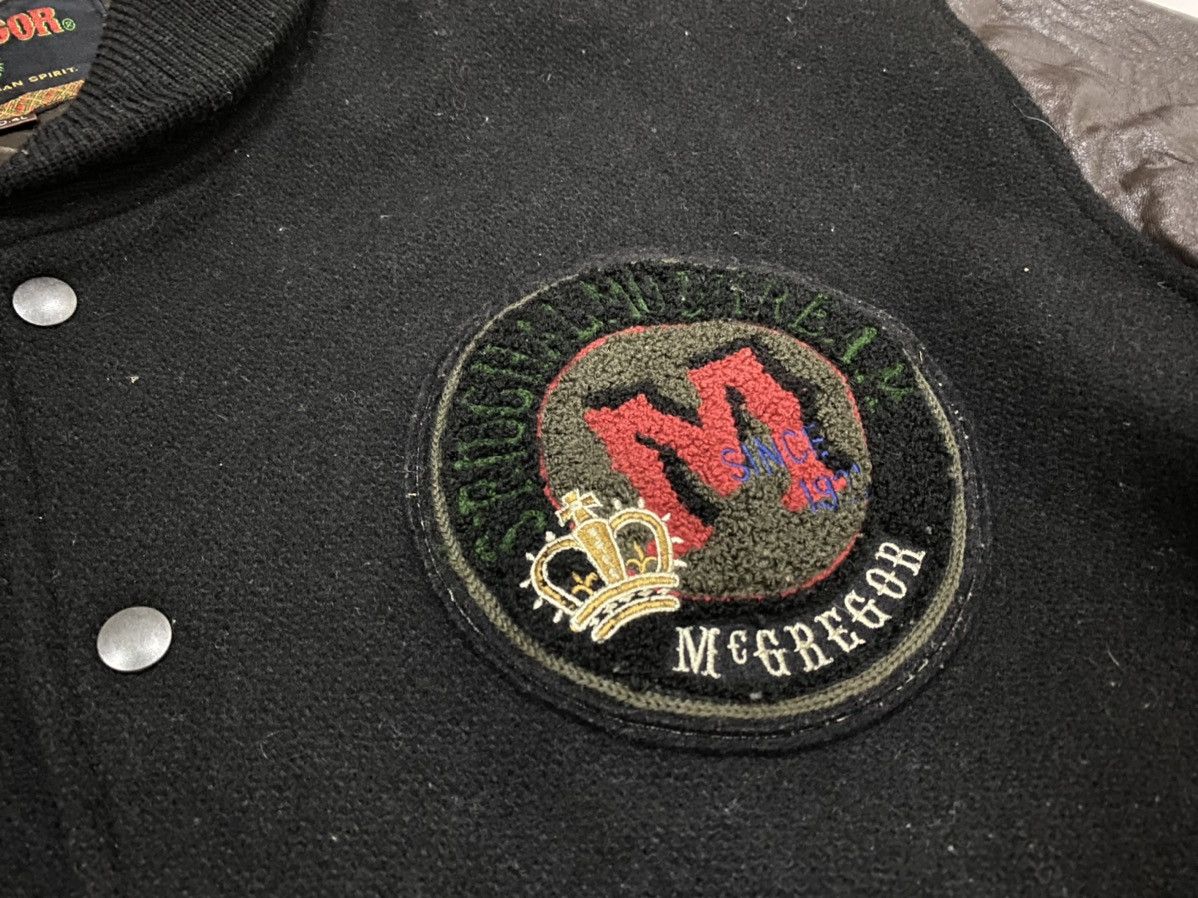 McGregor 🔥Vintage🔥 90’s Mcgregor Varsity Leather Jacket Size US XL / EU 56 / 4 - 7 Thumbnail
