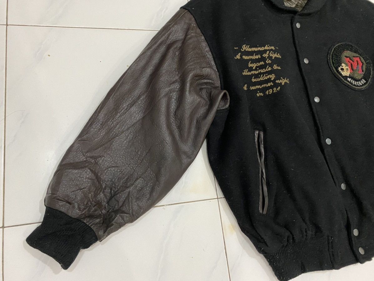 McGregor 🔥Vintage🔥 90’s Mcgregor Varsity Leather Jacket Size US XL / EU 56 / 4 - 4 Thumbnail