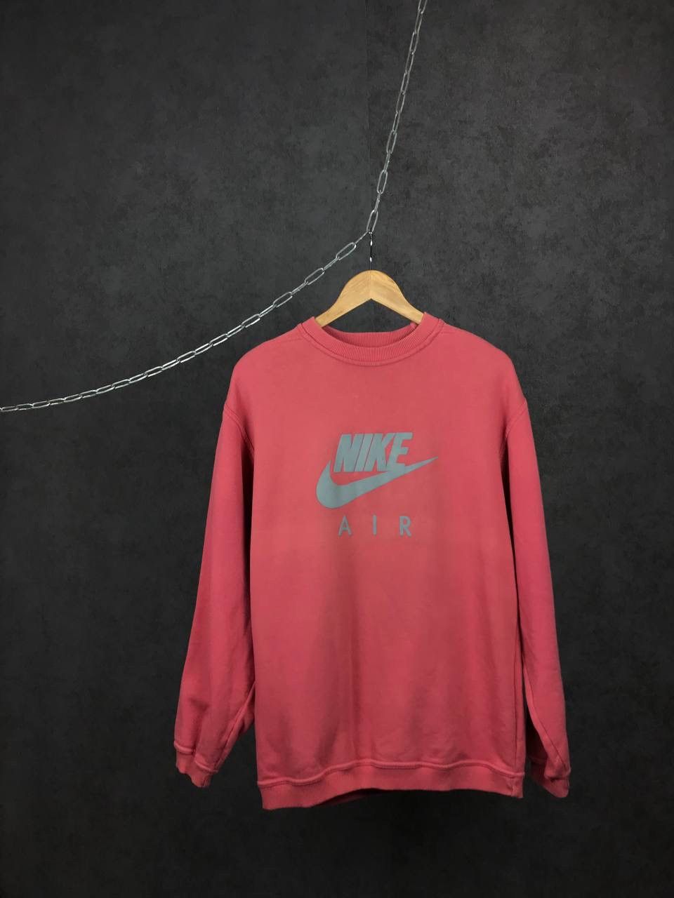 Nike Nike Air swoosh streetwear vintage center logo sweatshirt Size US S / EU 44-46 / 1 - 1 Thumbnail