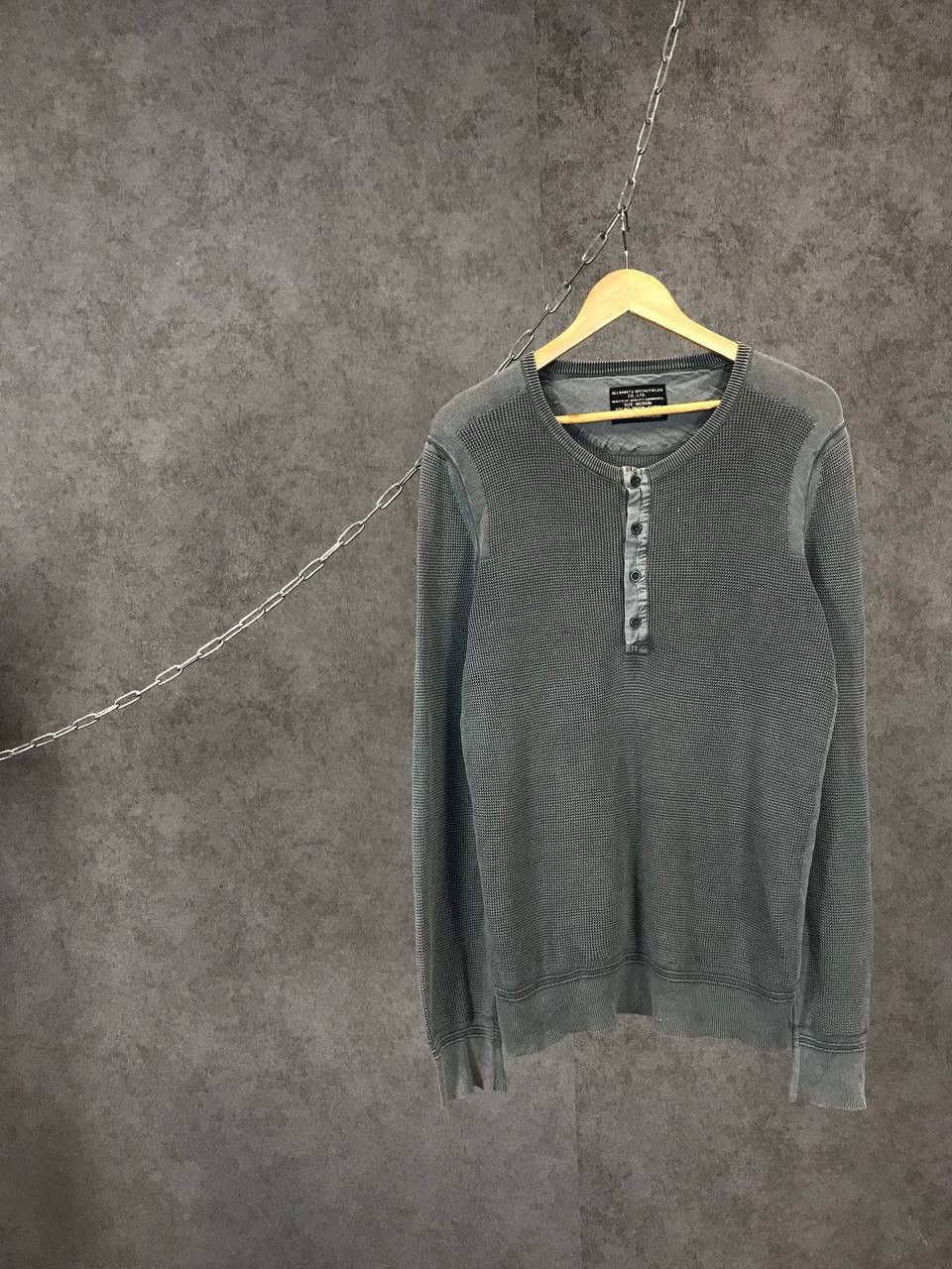 Allsaints Allsaints vintage streetwear sweatshirt Size US M / EU 48-50 / 2 - 1 Thumbnail