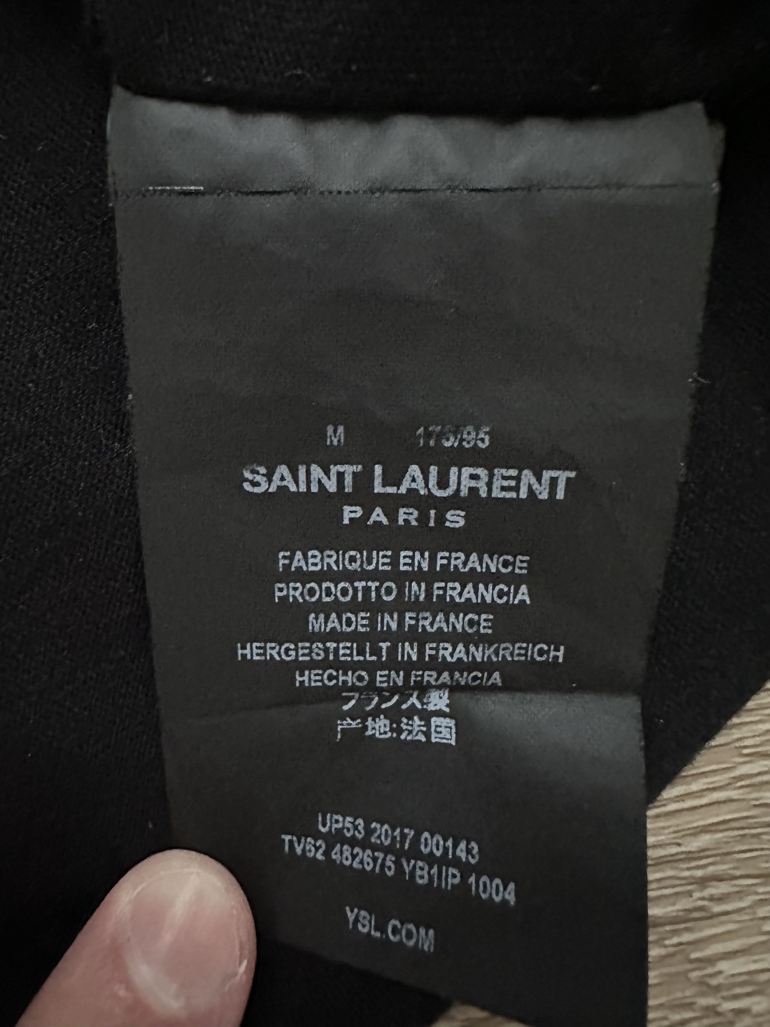 Saint Laurent Paris Saint Laurent No Smoking Tee Size US M / EU 48-50 / 2 - 3 Thumbnail