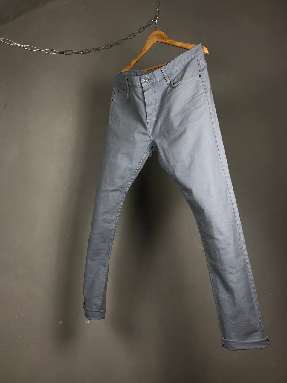 Allsaints Allsaints luxury streetwear blue casual denim pants Size US 34 / EU 50 - 1 Thumbnail