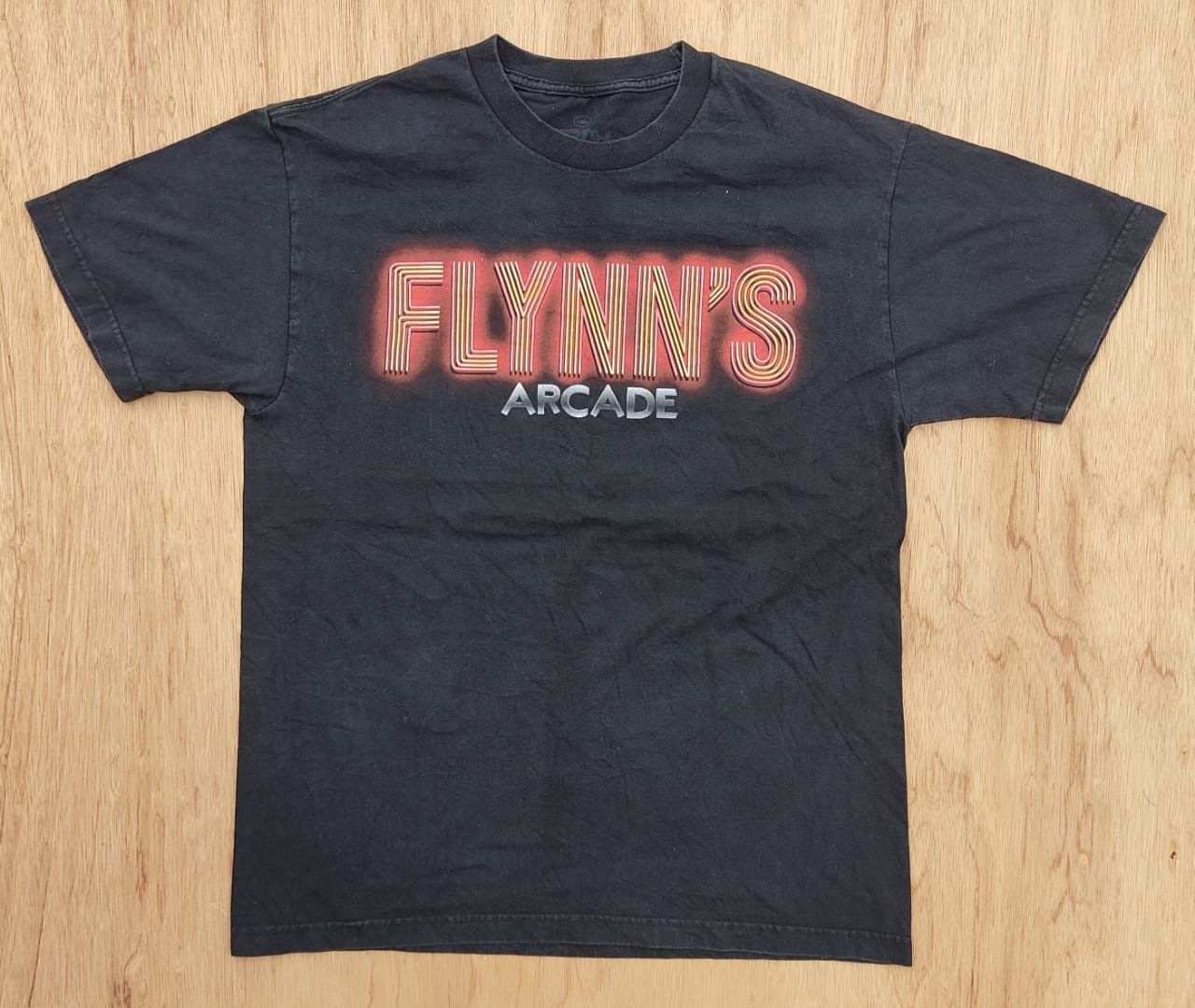 image of Vintage Tee D - 29 Flynn Arcade in Black, Men's (Size Large)