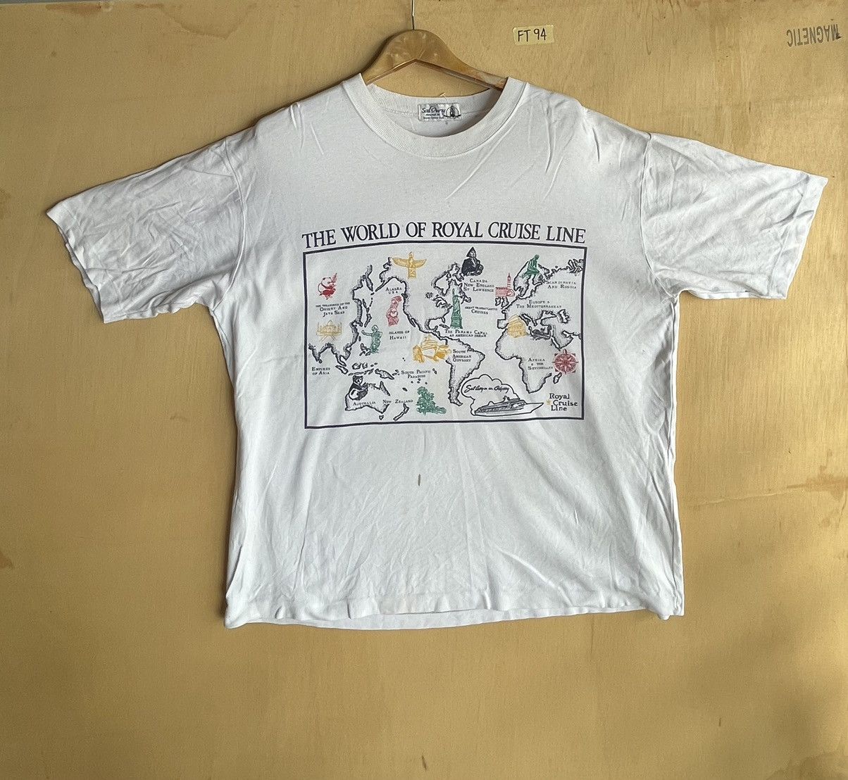 image of Made In USA x Vintage Royal Cruise Line Ft94 in White, Men's (Size XL)