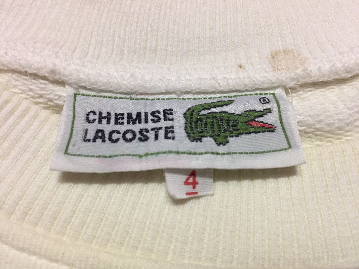 Lacoste Vintage 90s Chemise Lacoste Sweatshirts Size US L / EU 52-54 / 3 - 4 Thumbnail
