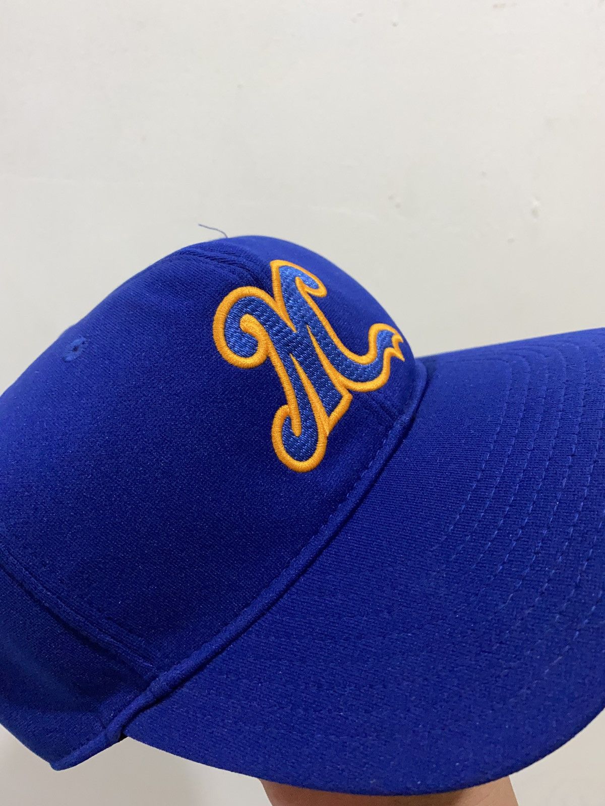 Japanese Brand 🔥Vintage🔥 “M” Japanese Baseball Team Mizuno Hat Size ONE SIZE - 6 Thumbnail