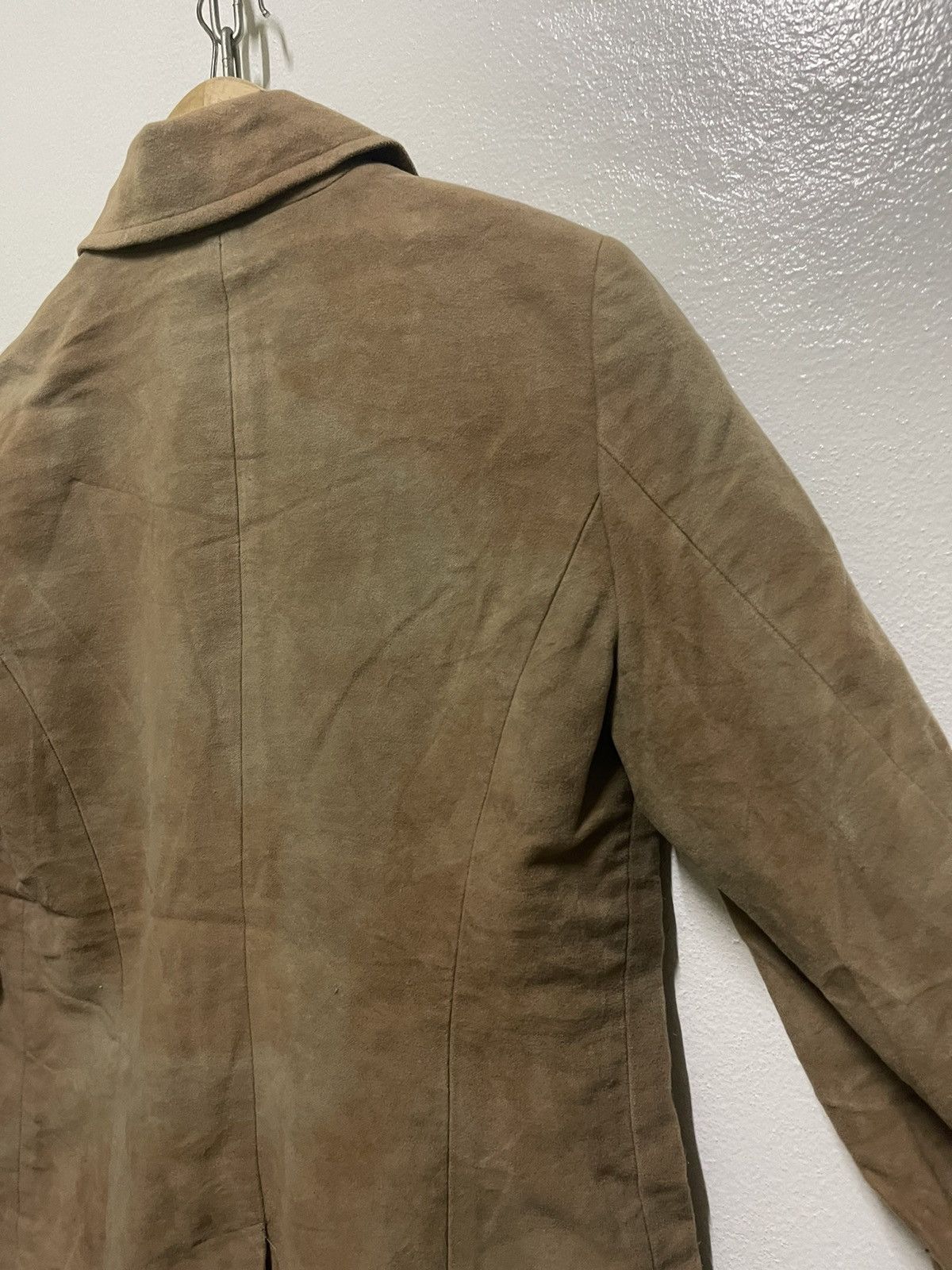 Burberry × Vintage Burberry Jacket Velvet Leather Stripe Size M / US 6-8 / IT 42-44 - 15 Thumbnail