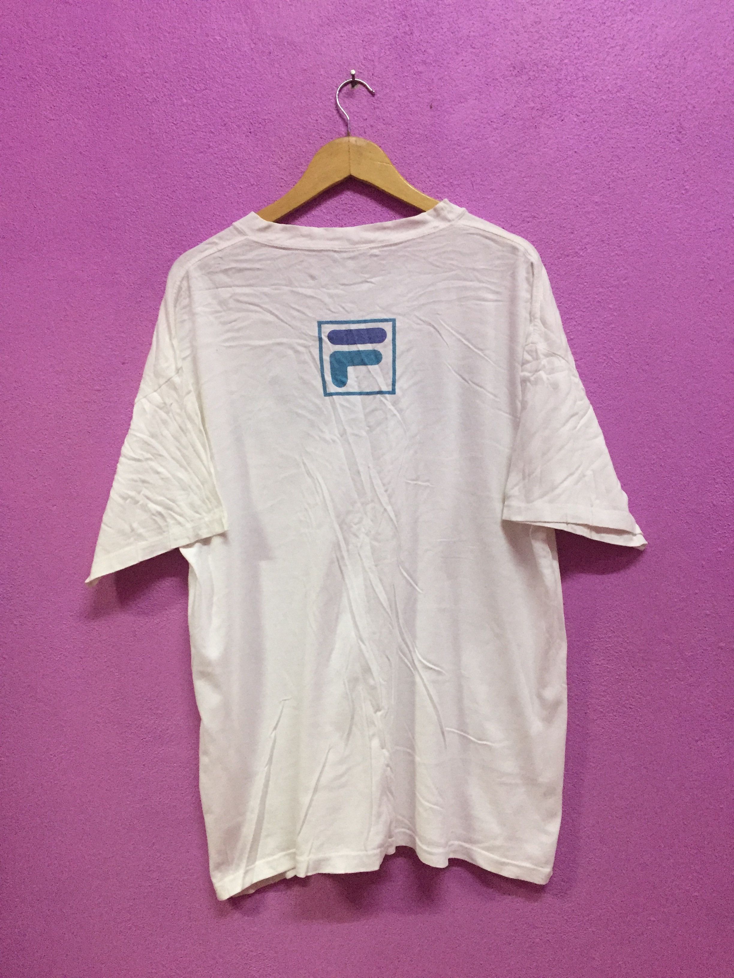 Fila Vintage 90's Fila T-Shirts Size L Size US L / EU 52-54 / 3 - 2 Thumbnail