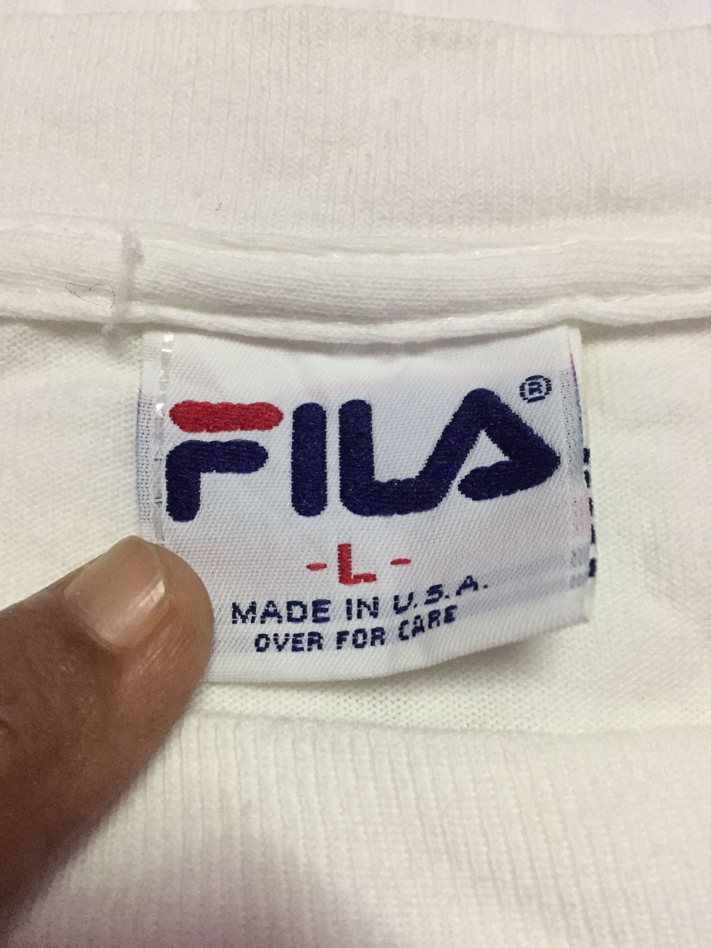 Fila Vintage 90's Fila T-Shirts Size L Size US L / EU 52-54 / 3 - 3 Thumbnail