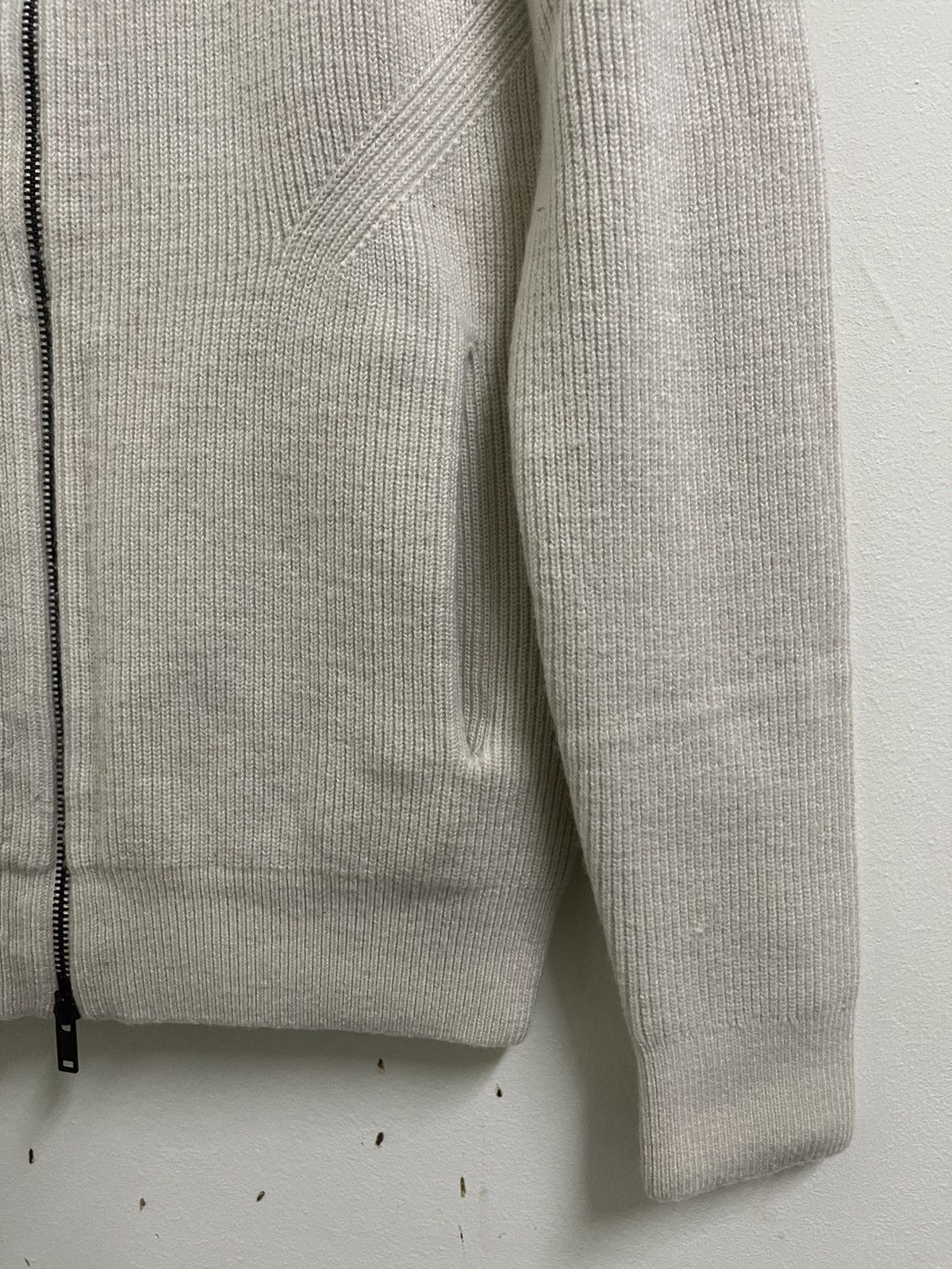Theory Cashwool Knitwear Zipper Sweater Size US XS / EU 42 / 0 - 6 Thumbnail