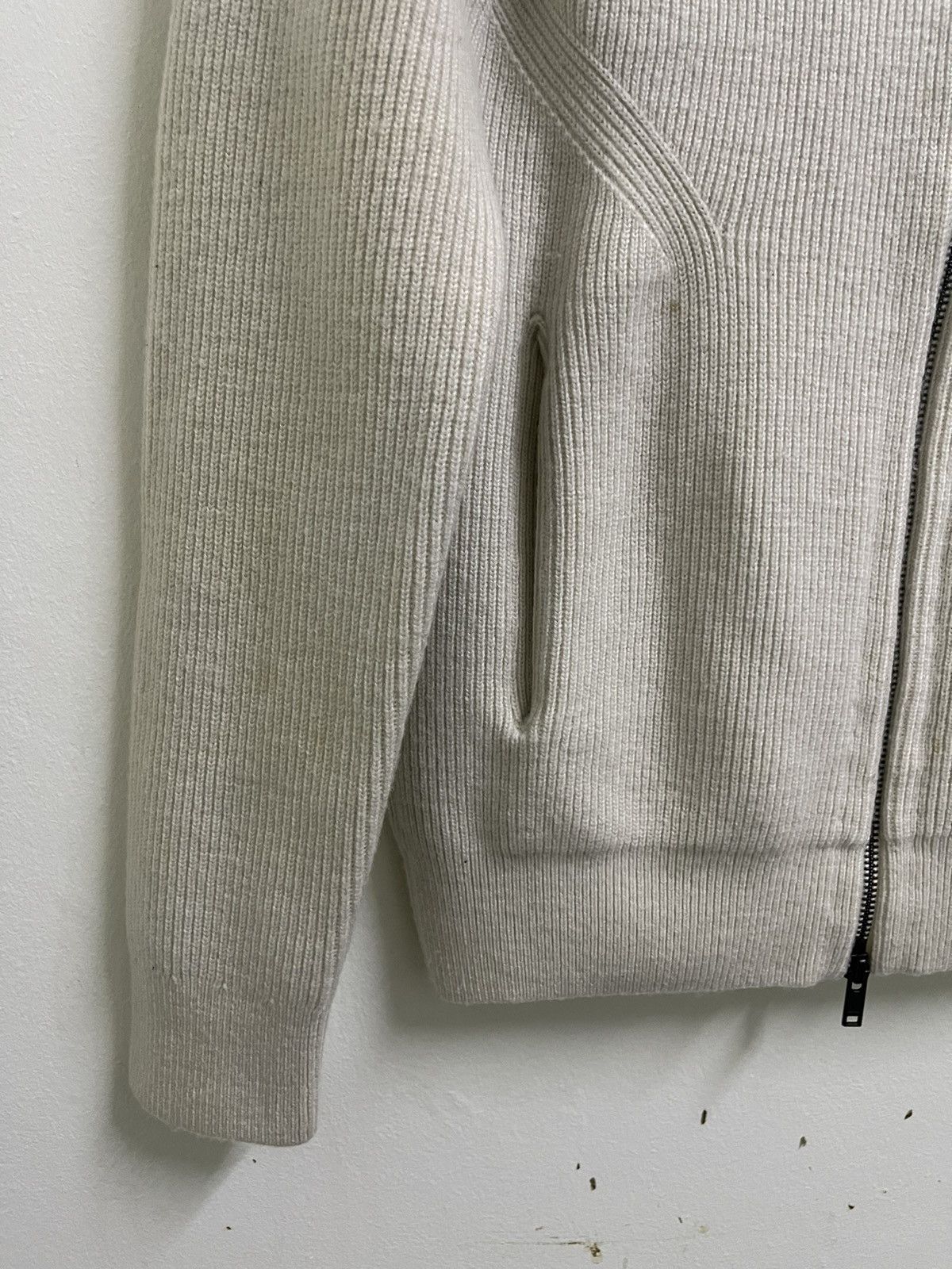 Theory Cashwool Knitwear Zipper Sweater Size US XS / EU 42 / 0 - 4 Thumbnail